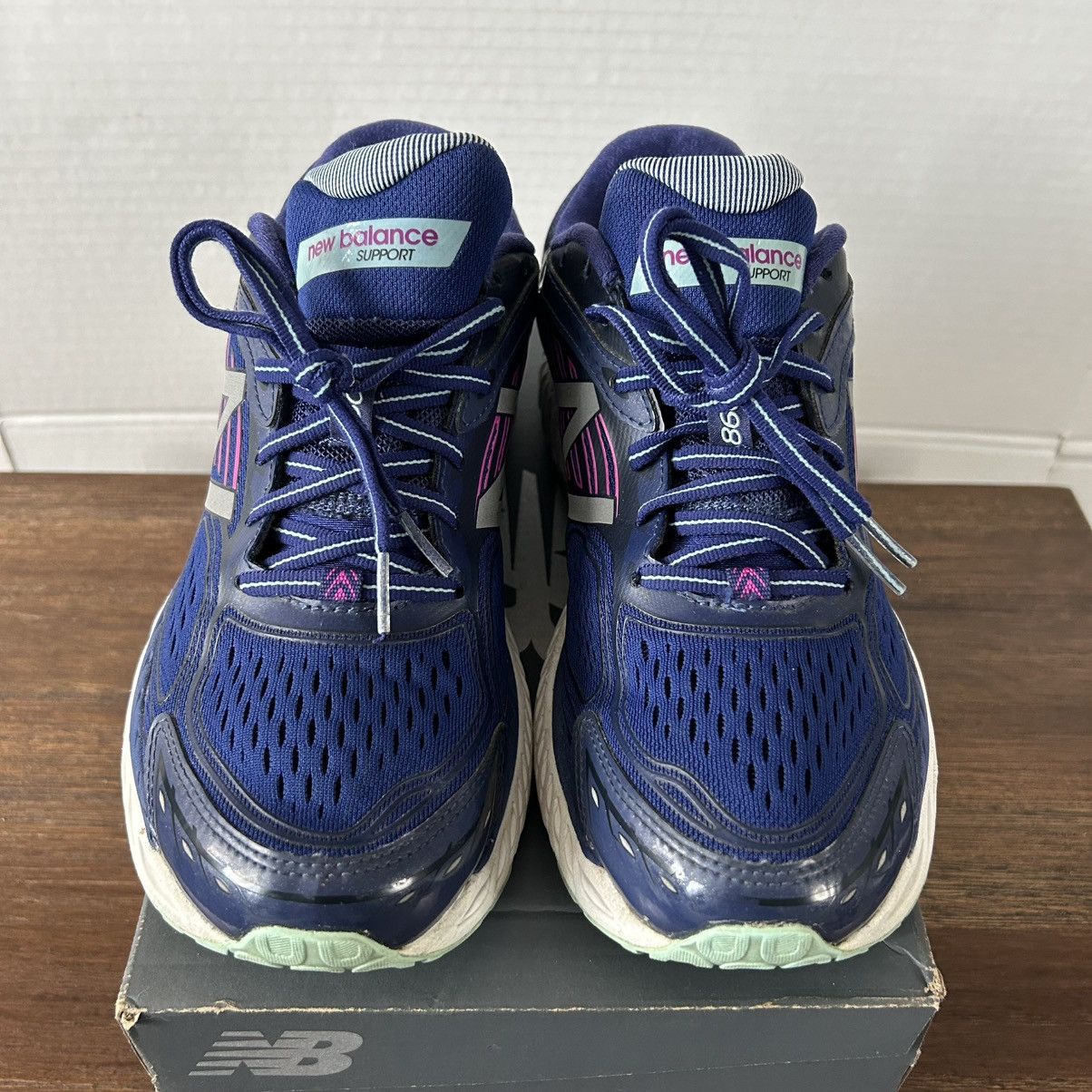 New Balance New Balance 860 Running Shoes Blue/Purple Women 10.5 Size US 10.5 / IT 40.5 - 7 Thumbnail