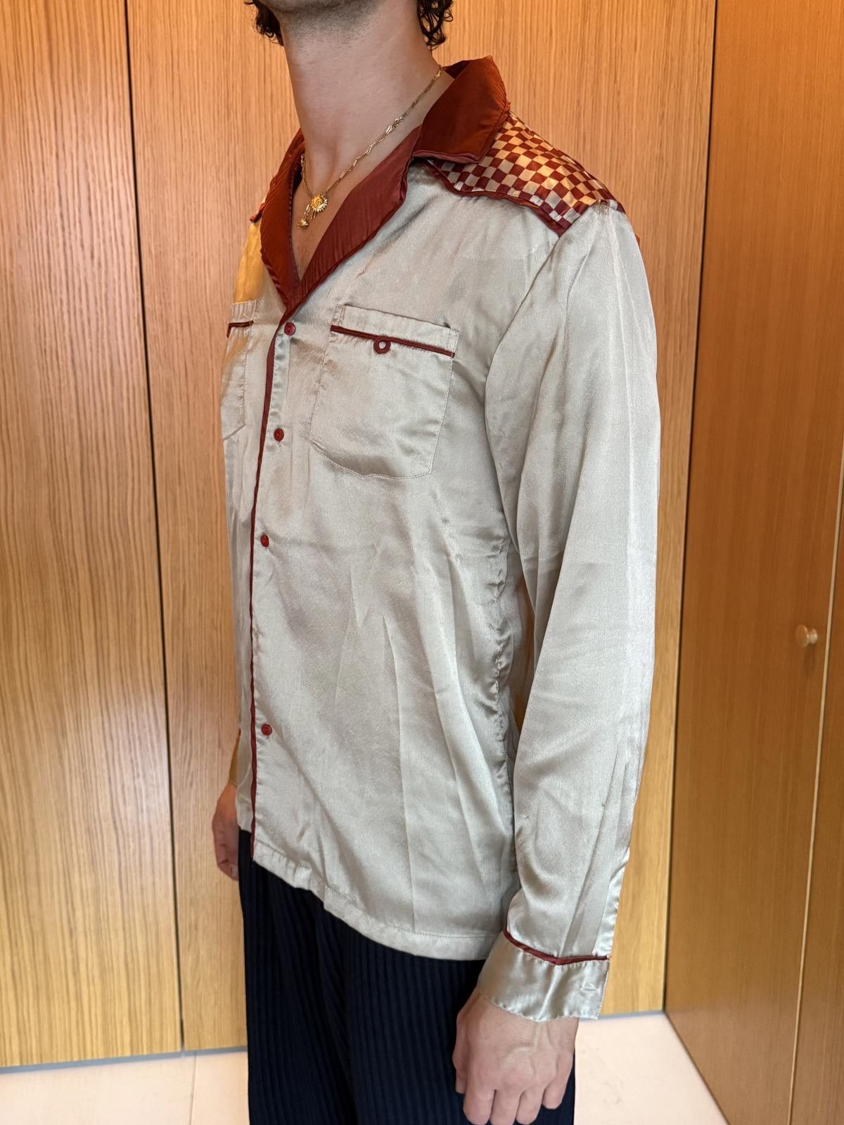 Vintage Vintage Silky Shirt Size US M / EU 48-50 / 2 - 8 Thumbnail