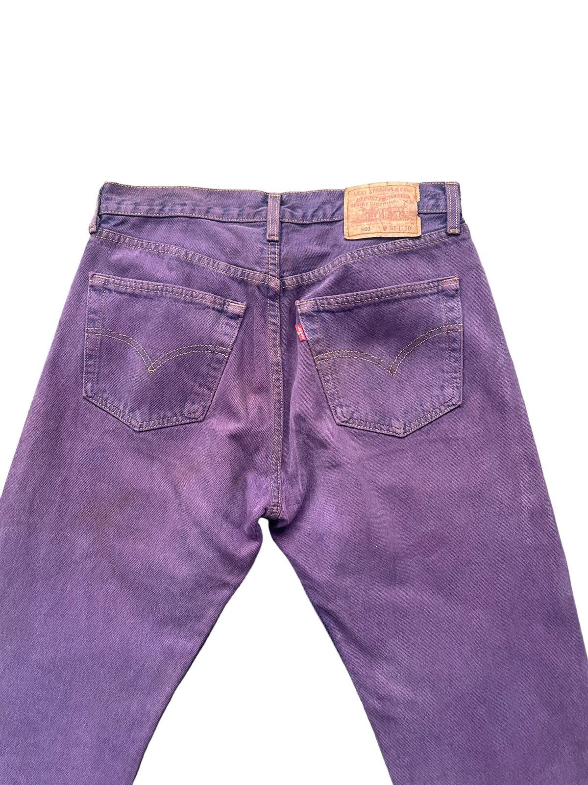 Levi's × Vintage Vintage 1997 Levis 501 e Purple Size 30" / US 8 / IT 44 - 10 Thumbnail