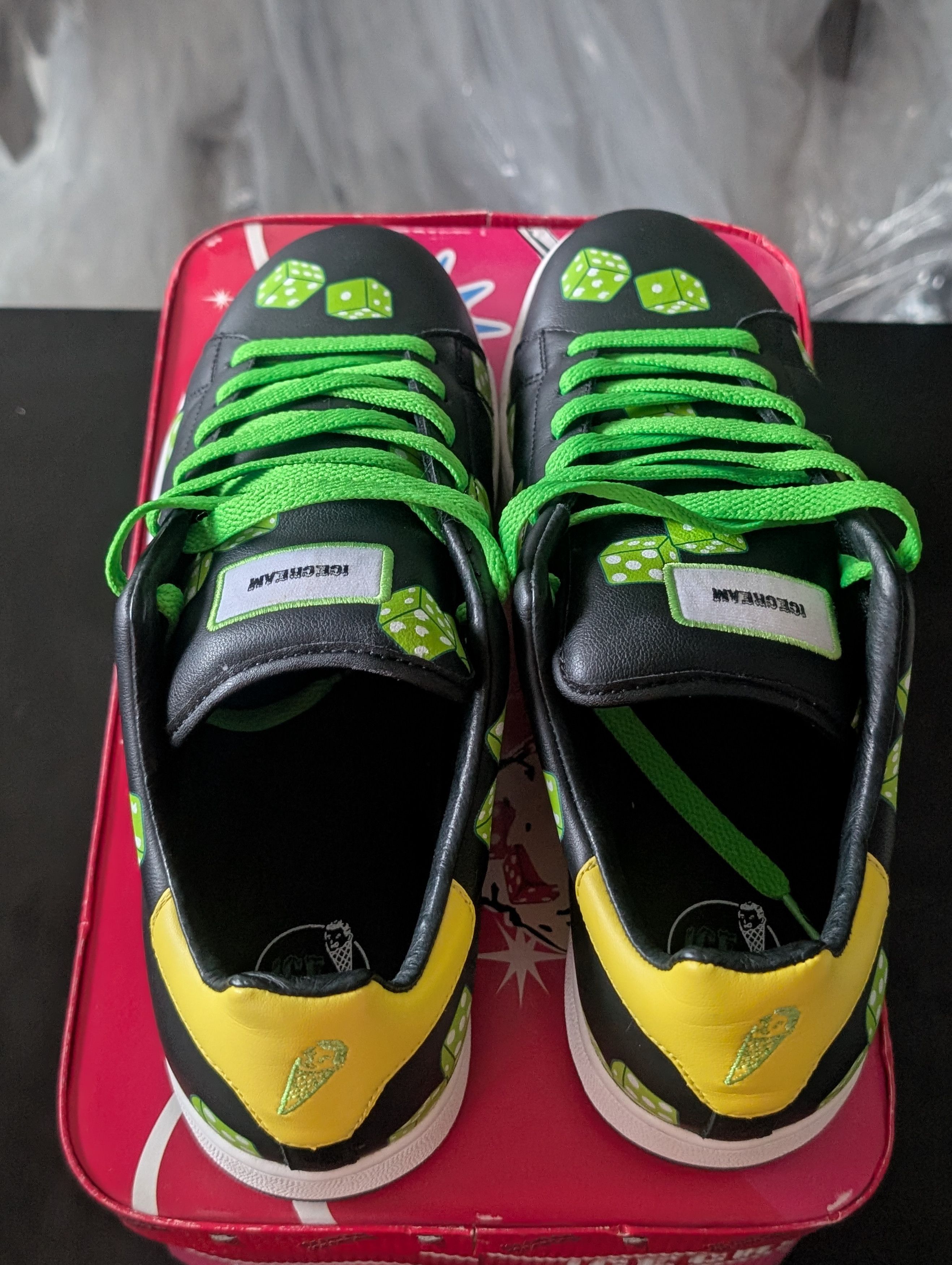 Icecream × Reebok ICE CREAM LOW BLK/GRN/YELLOW Brand New Dead Stock Size US 10 / EU 43 - 4 Thumbnail