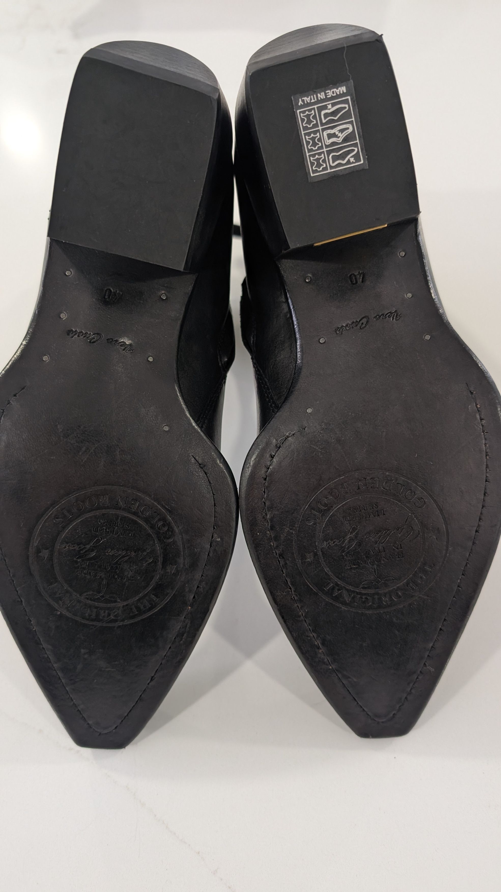 Golden Goose GOLDEN GOOSE Debbie Leather Western Ankle Boots Size 40 Size US 10 / IT 40 - 11 Thumbnail