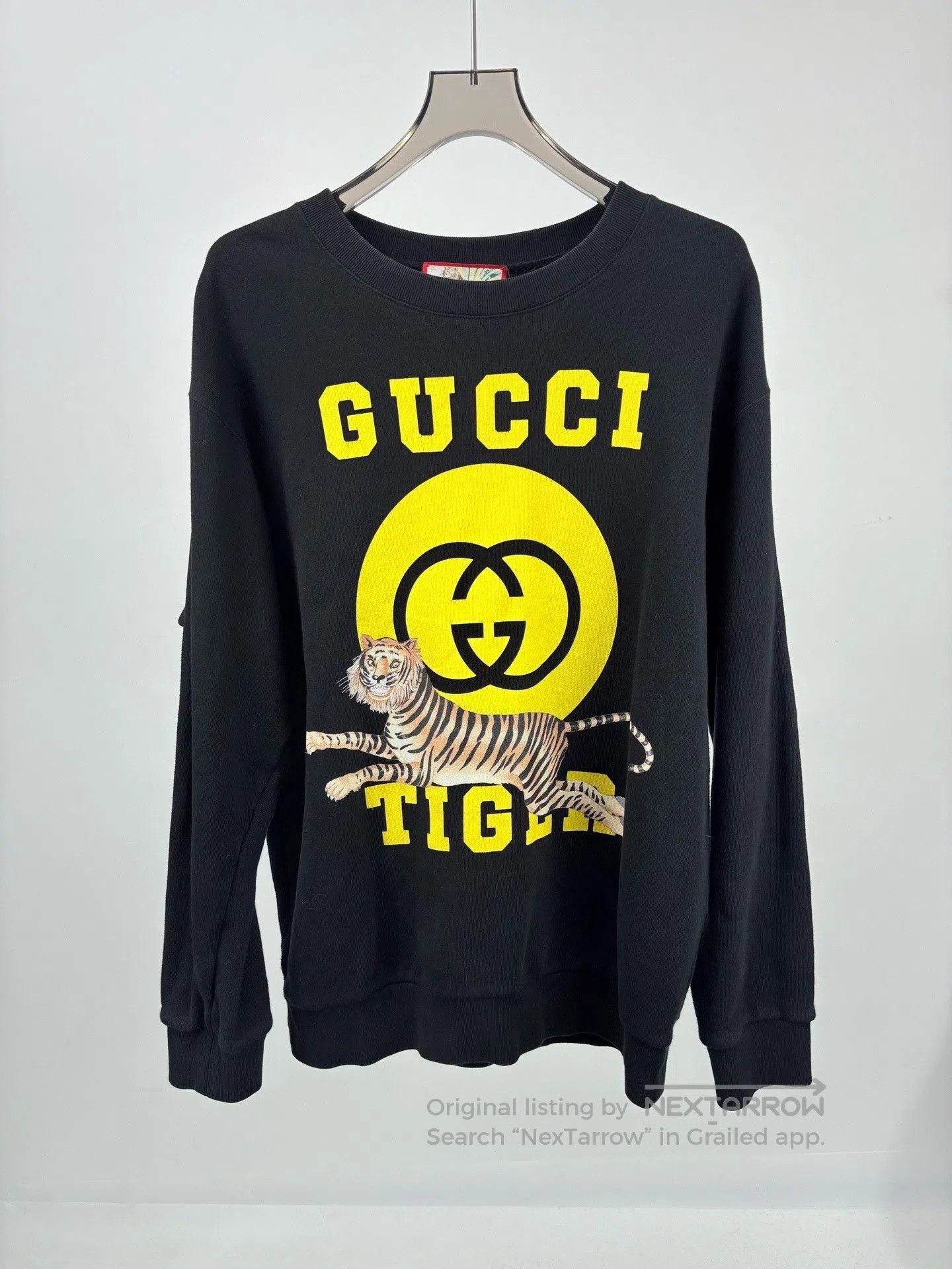 Gucci Gucci Double G Tiger Print Long Sleeve Sweatshirt. Size US L / EU 52-54 / 3 - 1 Thumbnail