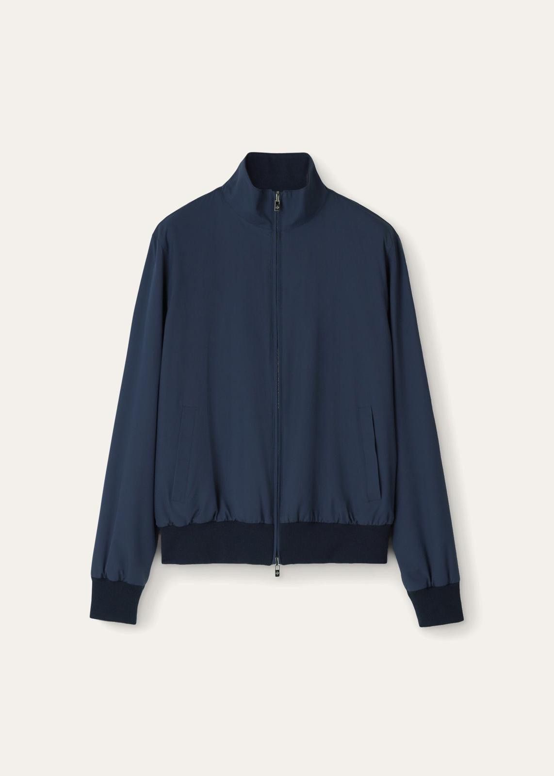 Loro Piana o1srvl11e0125 FAG3121 Reversible Bomber Jacket in Navy Blue Size XS / US 0-2 / IT 36-38 - 2 Thumbnail