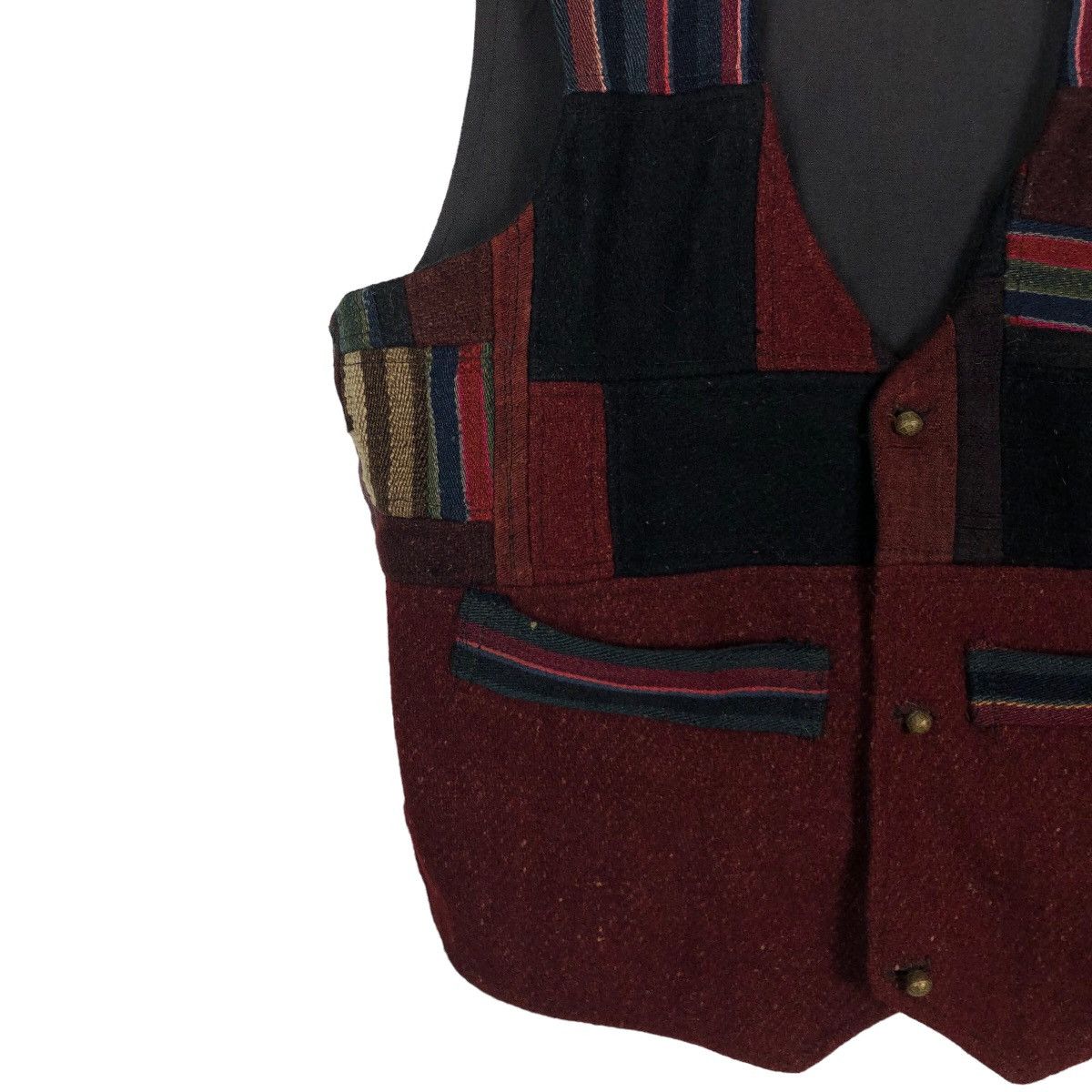 Japanese Brand 🔥Vintage Waist Coats Tartan Design Inspire Kapital Japan Size US M / EU 48-50 / 2 - 4 Thumbnail