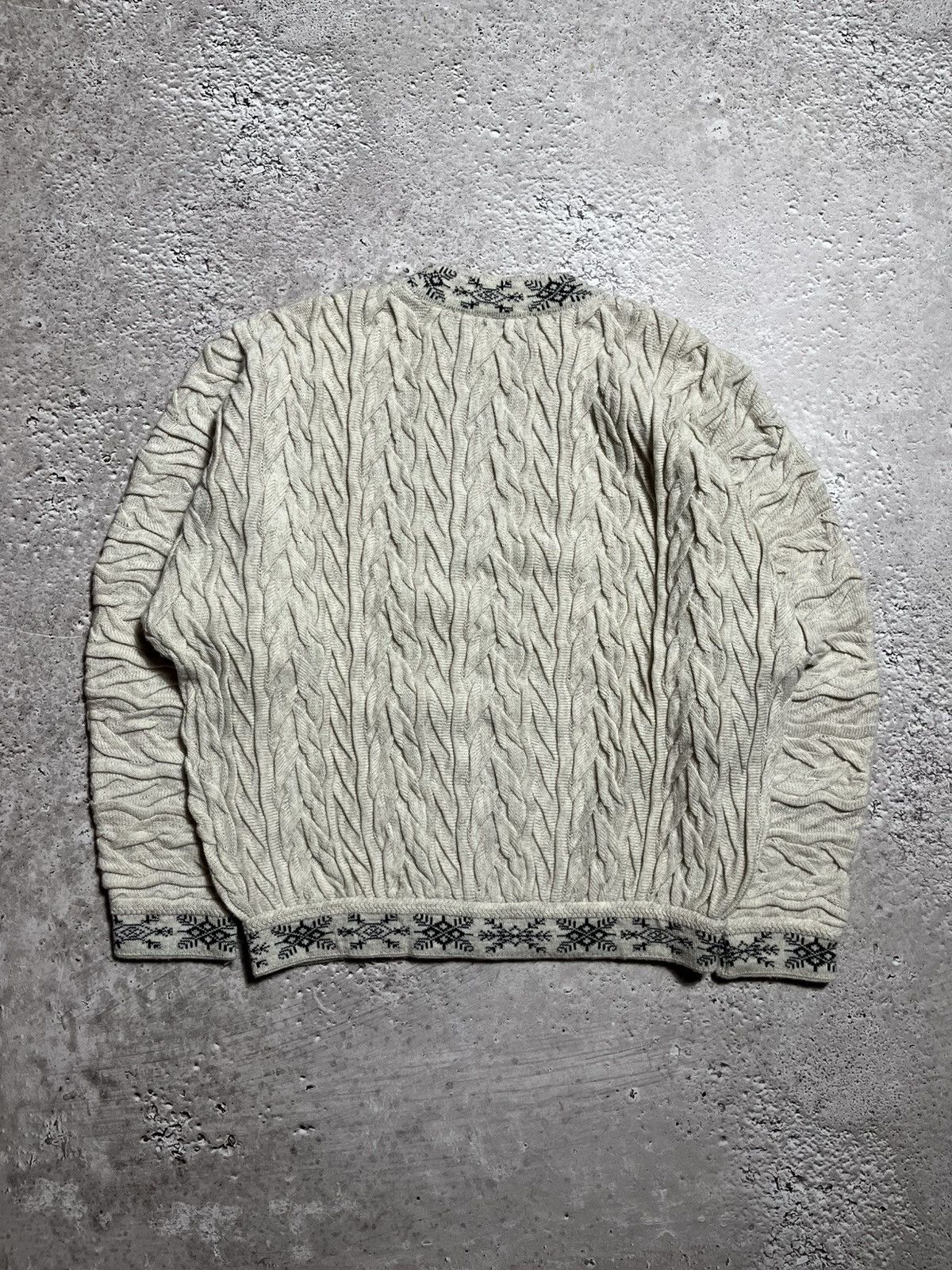 Carlo Colucci × Vintage Vintage Carlo Colucci Sweater Coogi Style Italy Striped Size US L / EU 52-54 / 3 - 11 Thumbnail