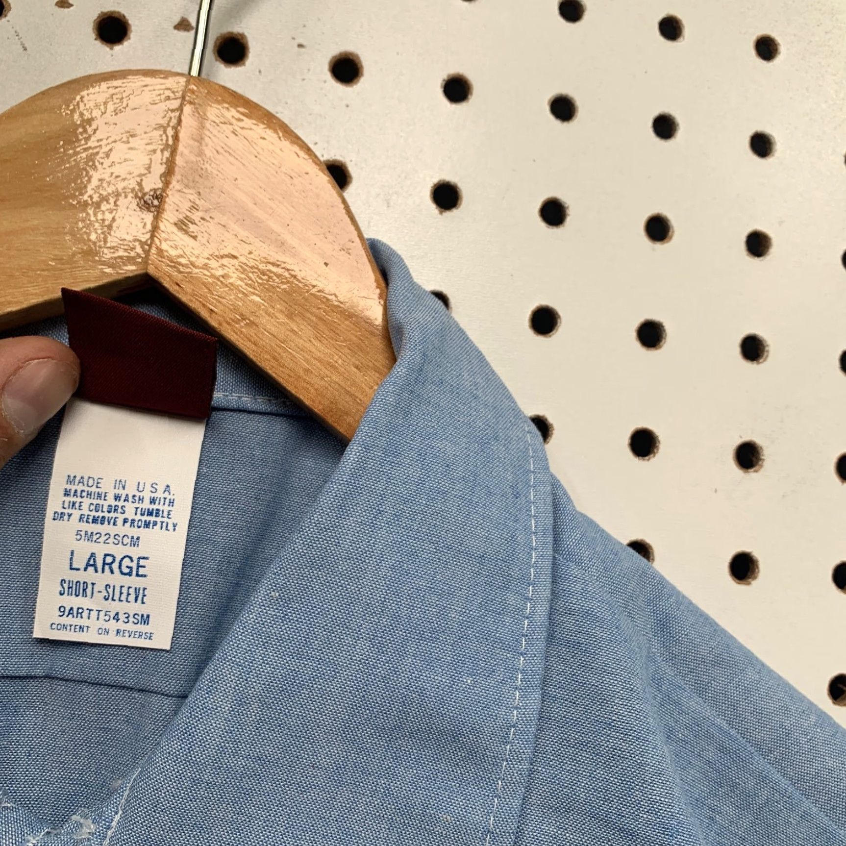 Vintage VINTAGE Big Ben Button Shirt Mens L Blue Chambray Short Sleeve USA Shirt Mens L Blue Chambray Short Sleeve USA Size US L / EU 52-54 / 3 - 7 Thumbnail