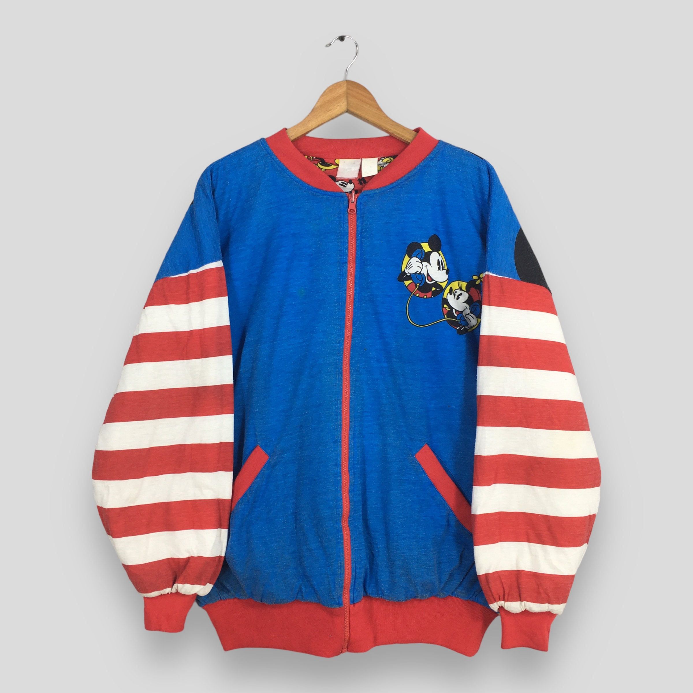 image of Disney x Mickey Mouse Vintage 90's Mickey Mouse Reversible Sweatshirt Xl, Men's