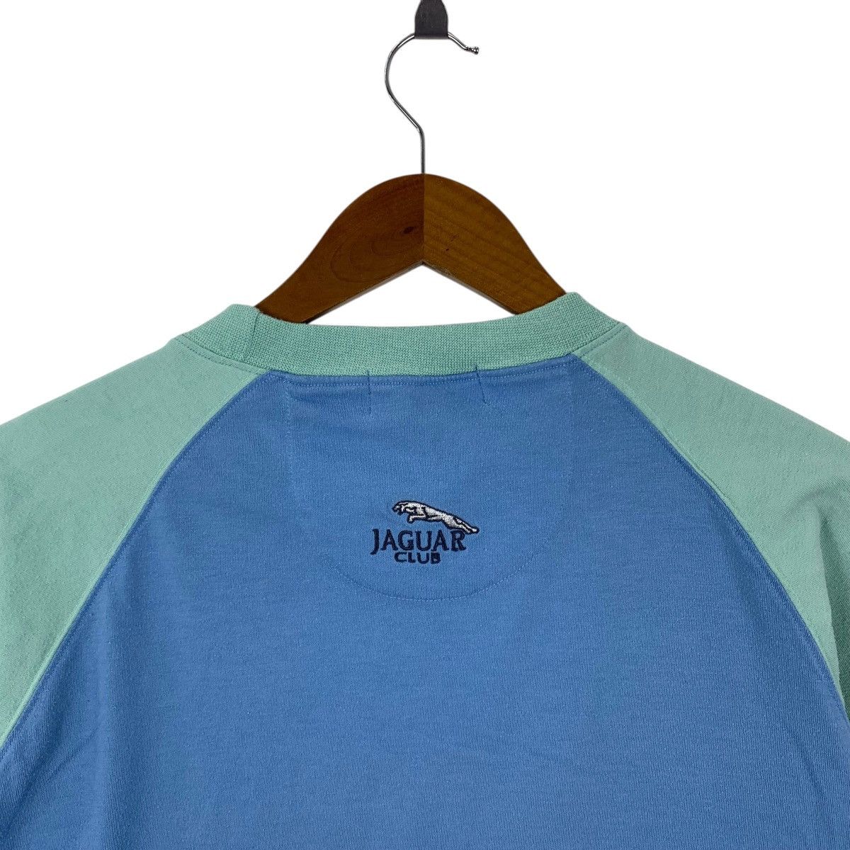 Vintage JAGUAR CLUB Embroidered Raglan Short Sleeve Tshirt Size US M / EU 48-50 / 2 - 4 Thumbnail