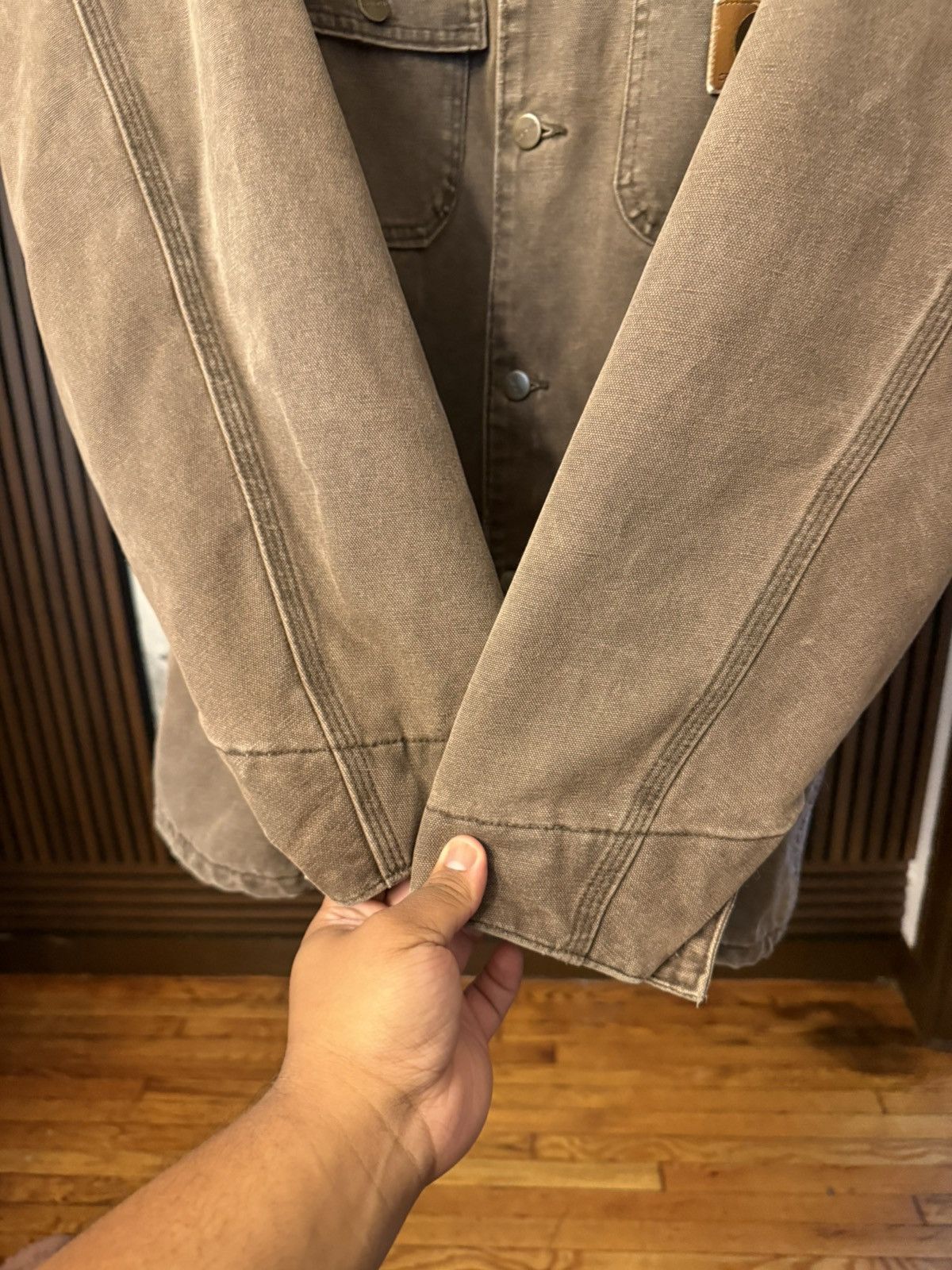 Carhartt Carhartt Chore Jacket Canvas 90s Vintage Size US XL / EU 56 / 4 - 4 Thumbnail