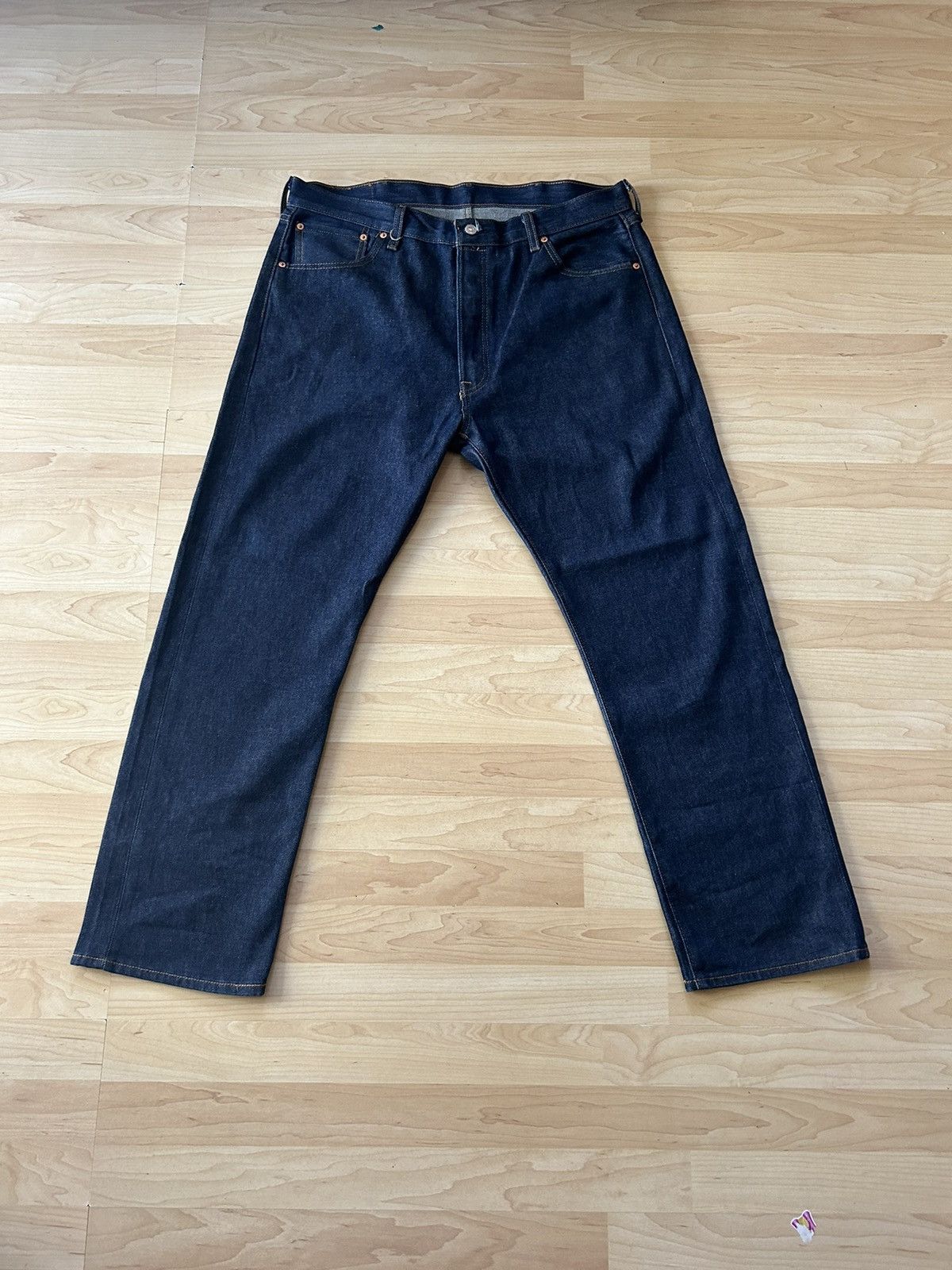 Levi's Levi’s 501 Shrink to Fit Blue Rigid Jeans Size US 38 / EU 54 - 2 Thumbnail