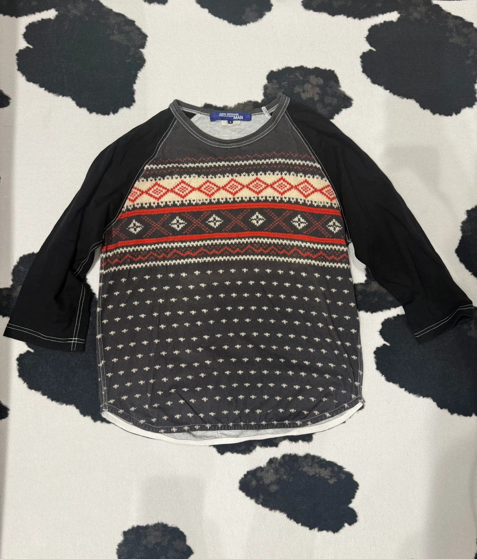 Junya Watanabe Junya 33 Cut Rebuild Raglan Shirt | Grailed