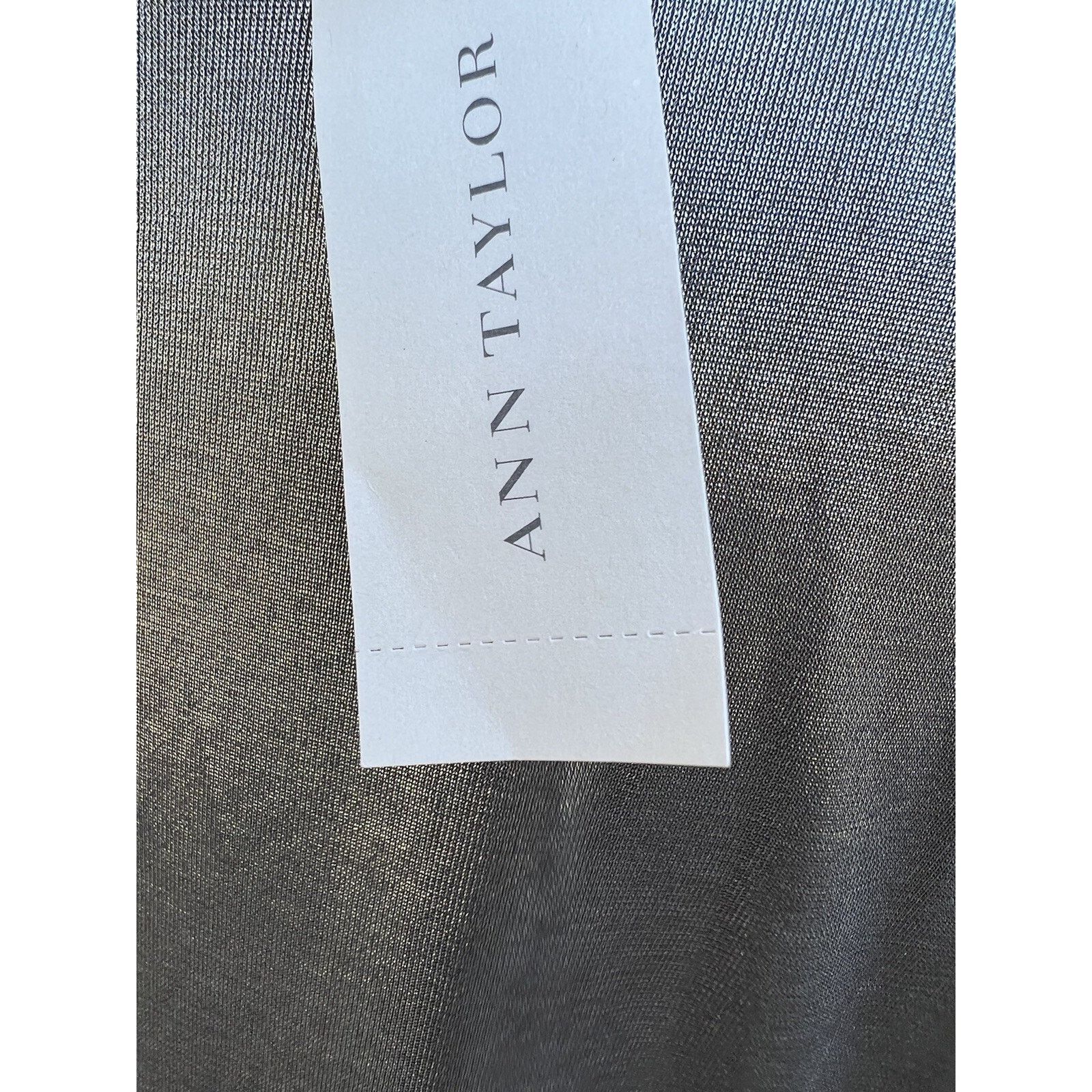 Ann Taylor Ann Taylor women silver top business party size XL A000188 Size XL / US 12-14 / IT 48-50 - 5 Thumbnail