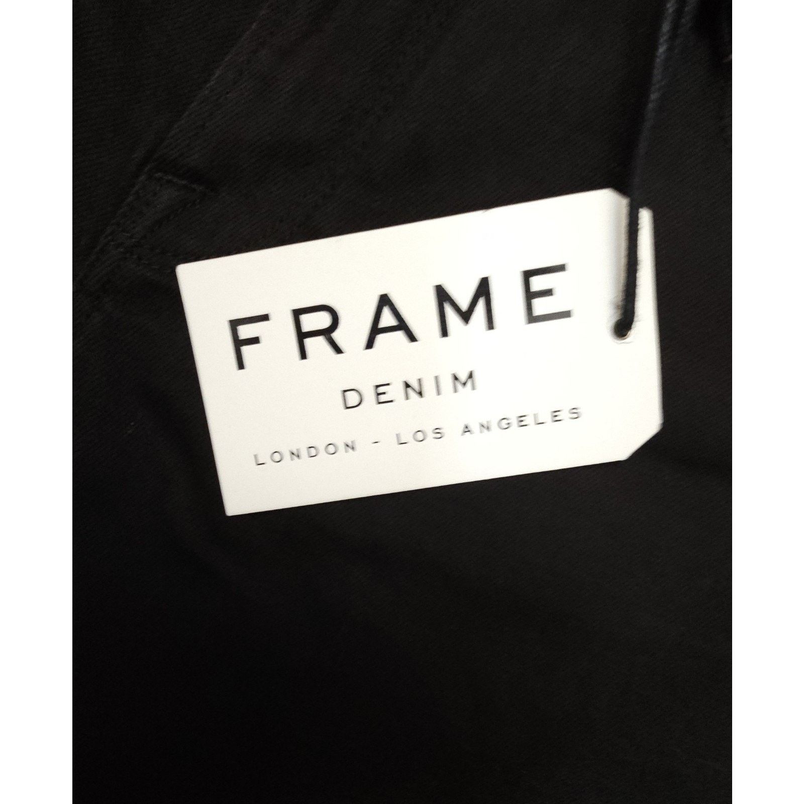 Frame Frame Le Garcon Zip Trim Dark Wash MidRise Boyfriend 27 W 31 Size 27" / US 4 / IT 40 - 8 Thumbnail