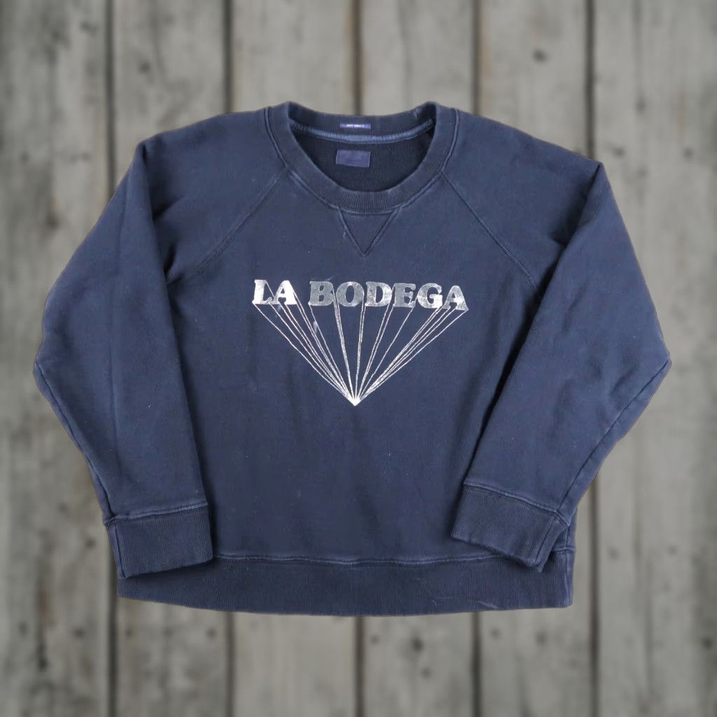 MOTHER MOTHER Sweatshirt Shirt Blue L Crewneck Logo Graphic Print Raglan Sleeve Size L / US 10 / IT 46 - 1 Thumbnail
