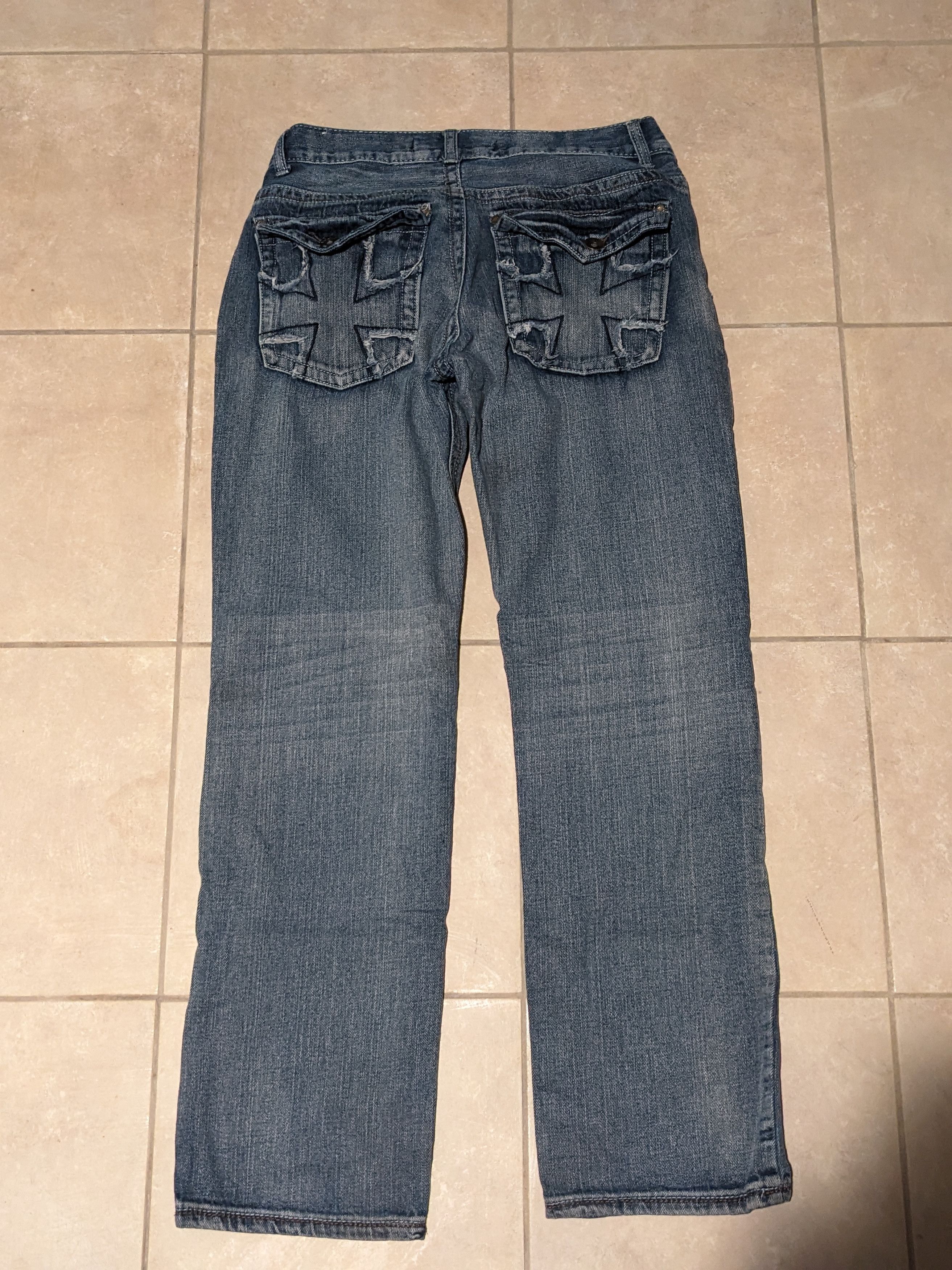 Southpole × Vintage Vintage Y2K Vigilant Jeans Cross 32 x 32 Baggy Denim Jeans Size US 32 / EU 48 - 3 Thumbnail