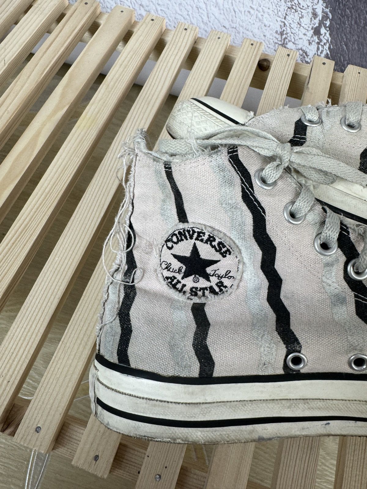 Converse Converse All star Chuck Taylor white striped sneakers Size US 9.5 / EU 42-43 - 8 Thumbnail