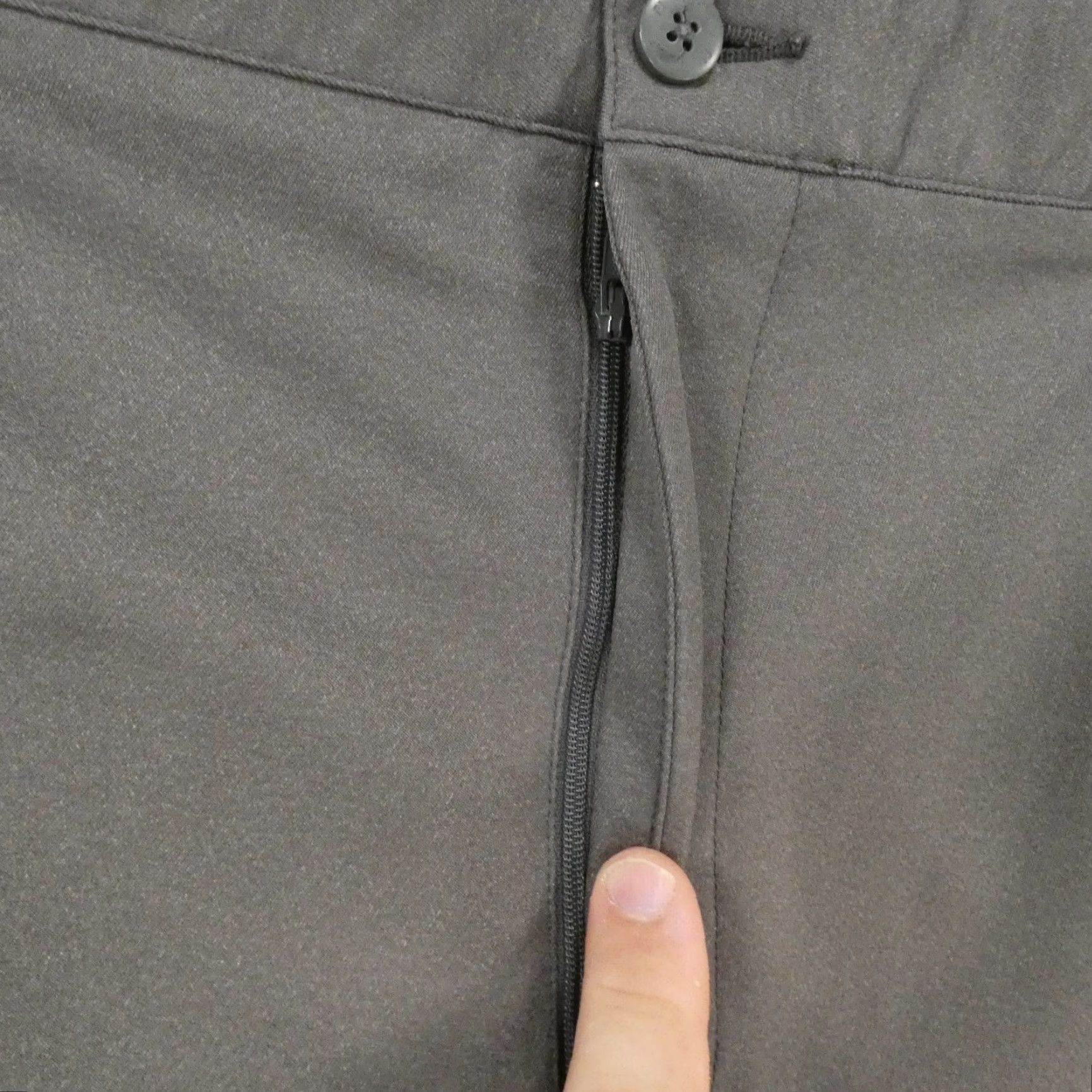 Footjoy FootJoy Pants Men 40x32 Stretch Chino Flat Front Gray Lightweight Golf Size US 40 / EU 56 - 6 Thumbnail