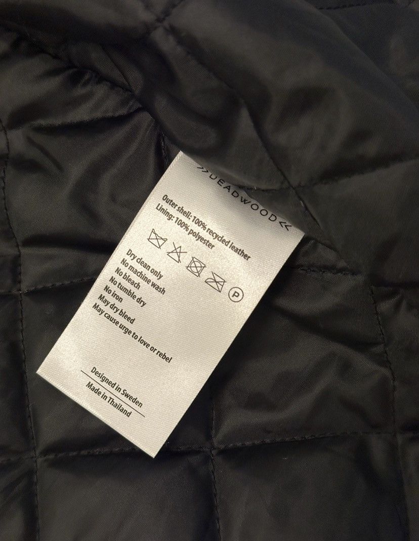Leather Deadwood real leather biker moto jacket Size US M / EU 48-50 / 2 - 4 Thumbnail