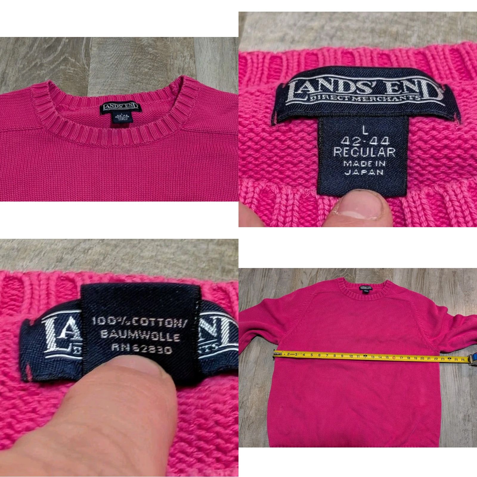 Lands' End VINTAGE Lands' End Womens Sweater Shirt? Size L / US 10 / IT 46 - 8 Thumbnail