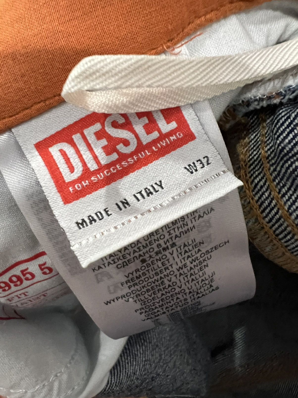 Diesel Diesel Straight Jeans 1995 D-Sark 007r5 Size US 32 / EU 48 - 4 Thumbnail