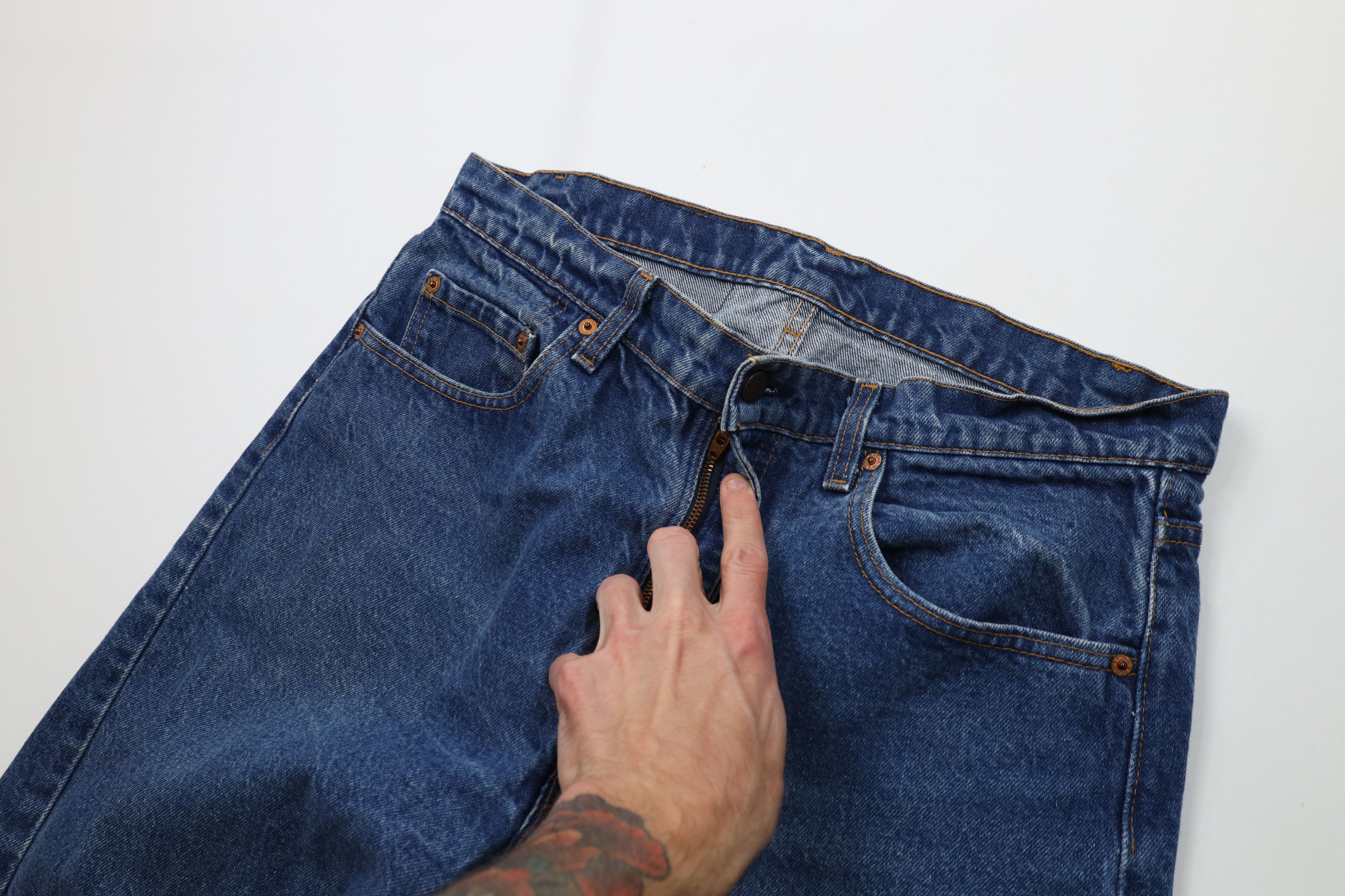 Levi's Vintage 80s Levis 505xx Regular Straight Leg Jeans USA Size US 36 / EU 52 - 6 Thumbnail