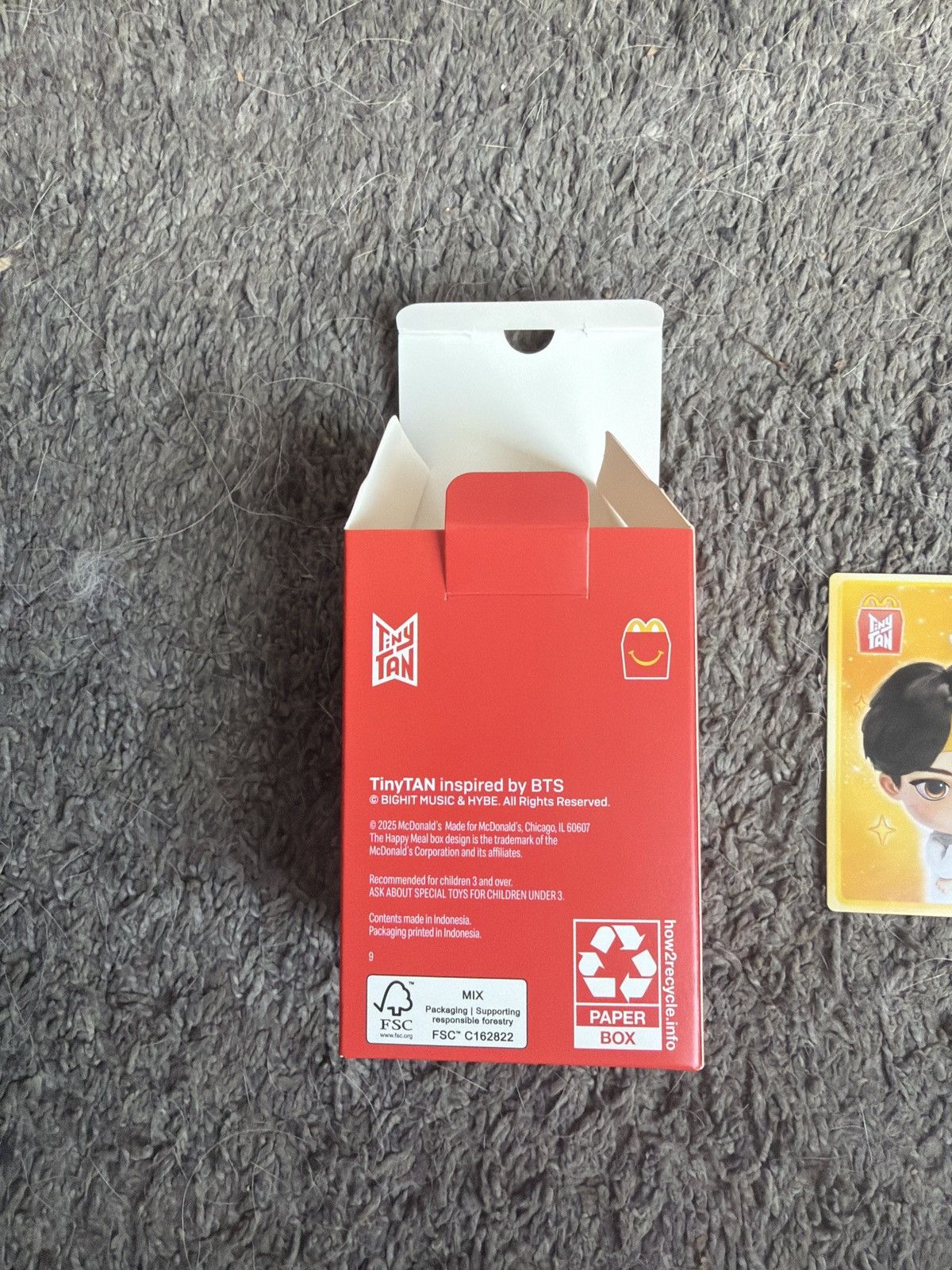 Hypebeast 2025 McDonald’s TinyTAN Jin Figure Size ONE SIZE - 8 Thumbnail