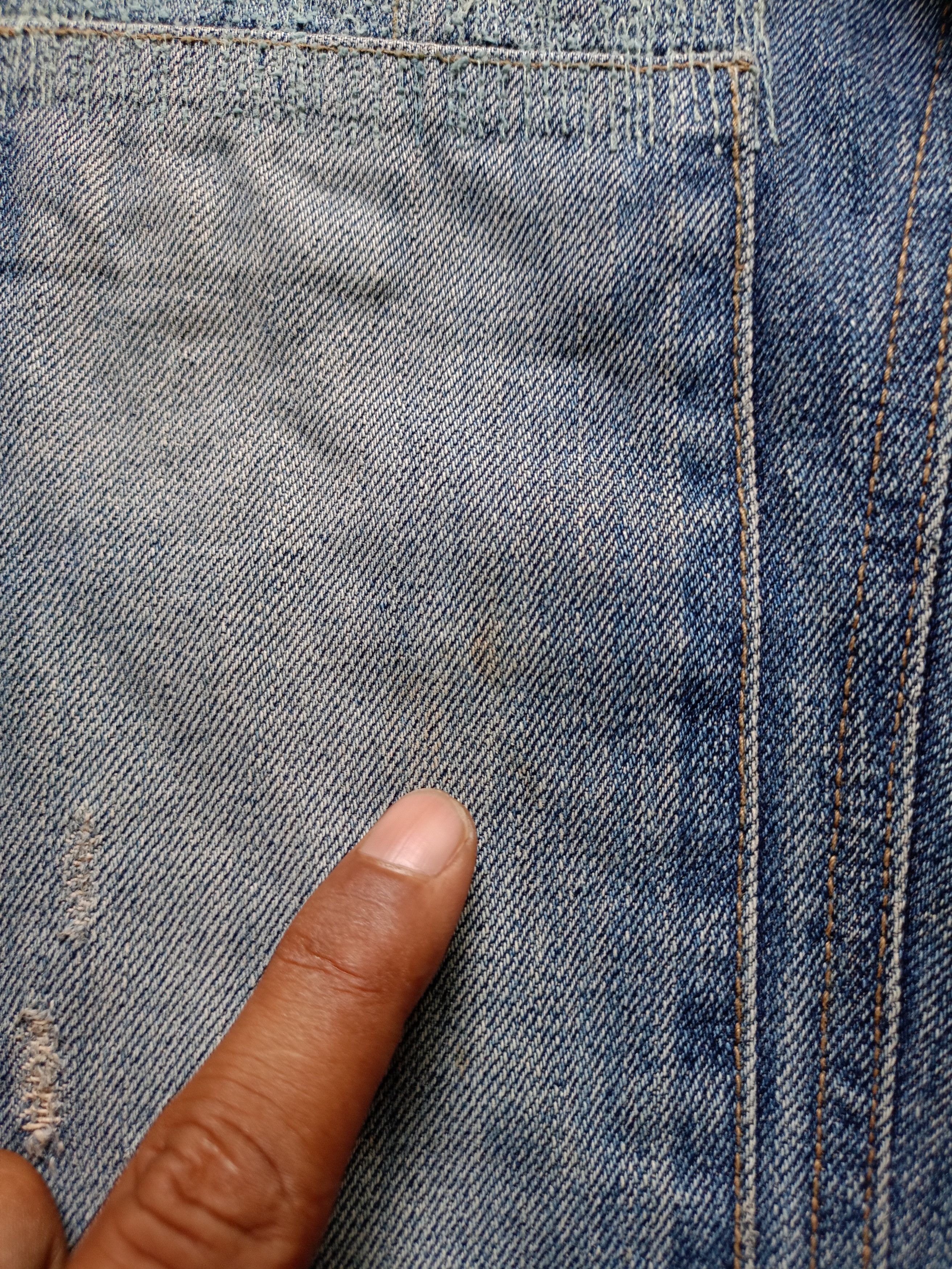 Japanese Brand 2000s WWL EVERDAY WEAR PATCHWORK DENIM PANTS Size US 27 - 8 Thumbnail