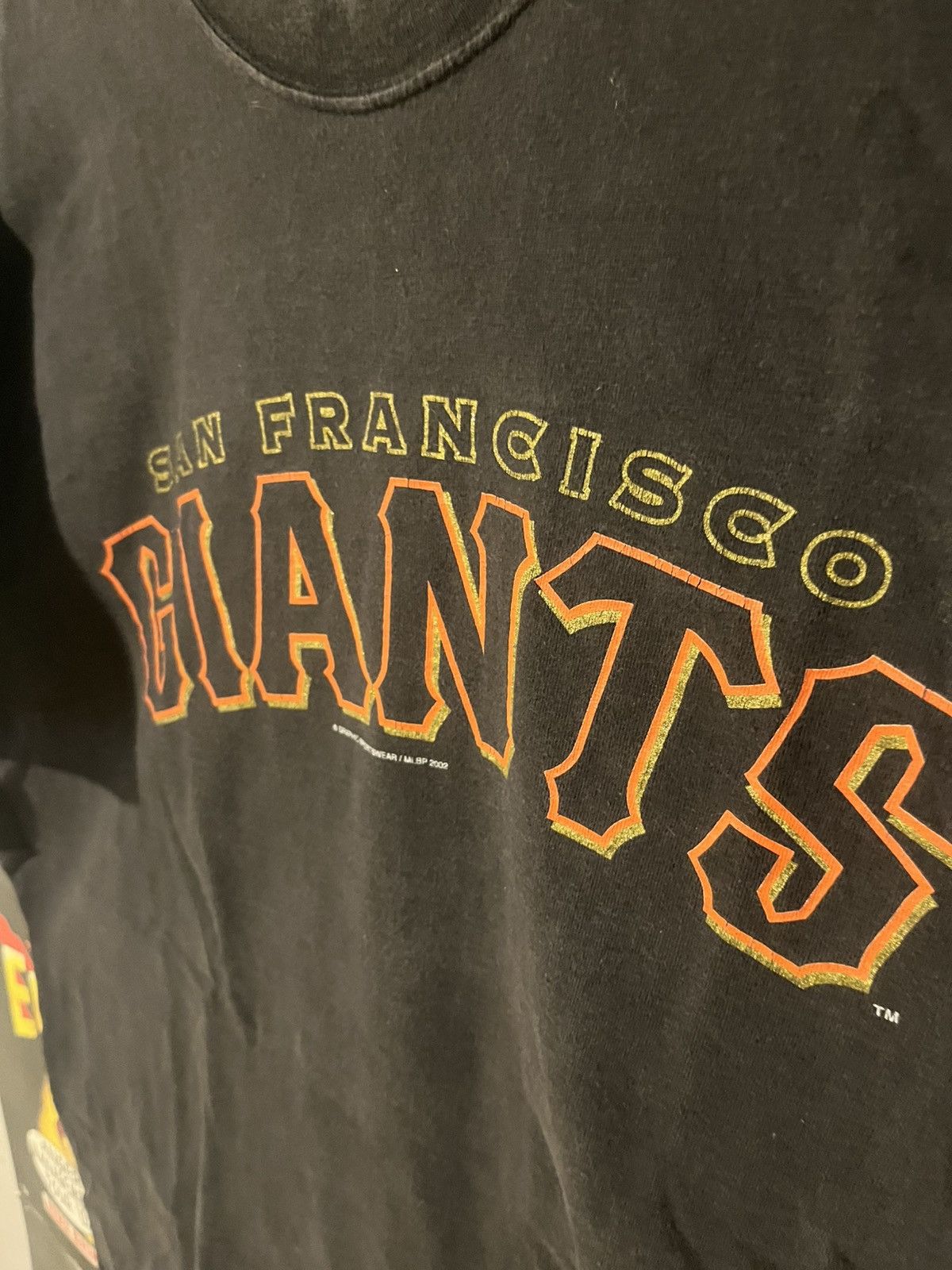 Hanes Vintage Y2K 2002 San Francisco Giants NBL baseball T-shirt Size US XL / EU 56 / 4 - 3 Thumbnail