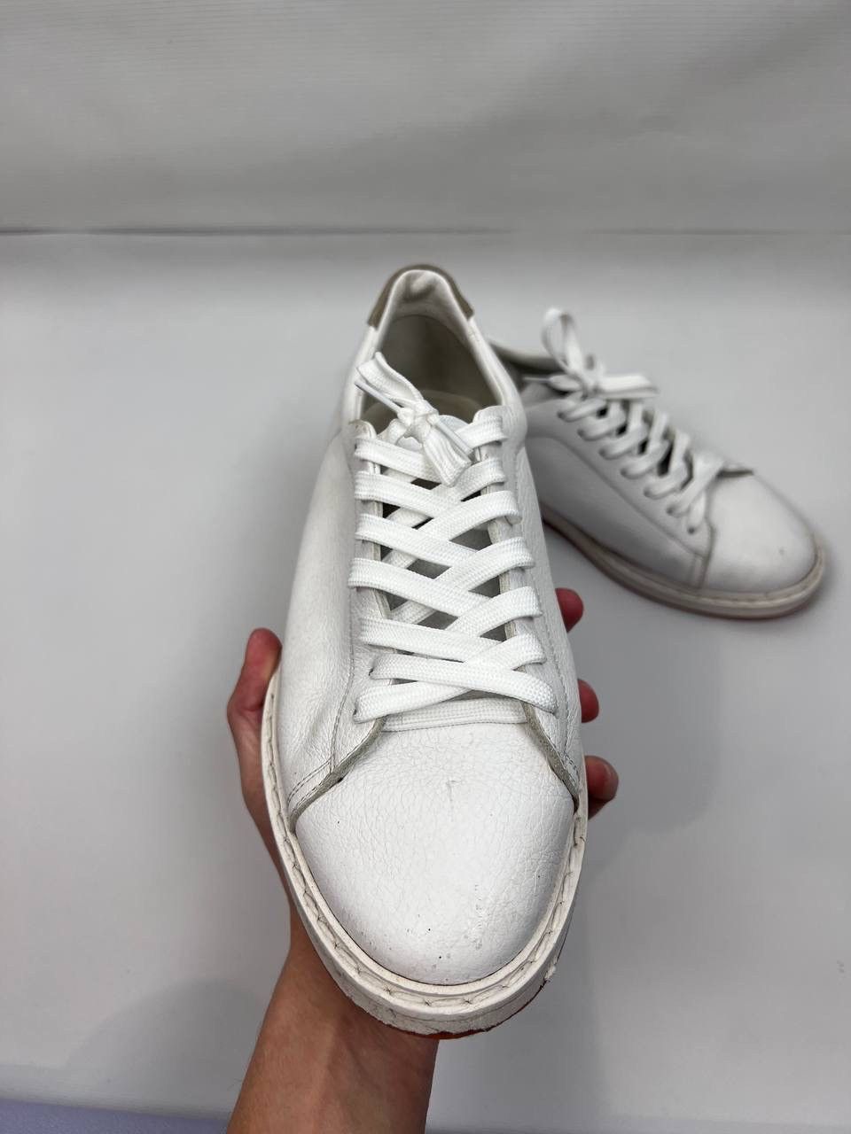 Brunello Cucinelli Brunello Cucinelli leather low trainers size 42 Size US 9 / EU 42 - 9 Thumbnail