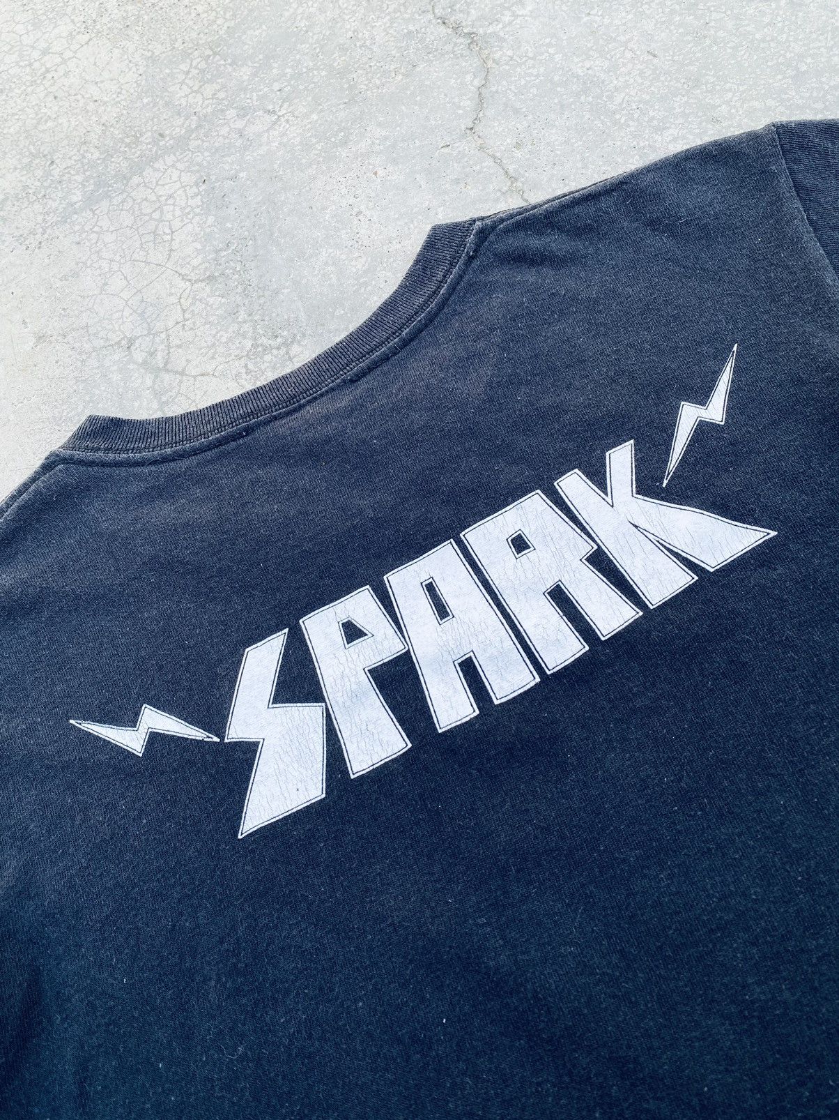 Vintage Vintage Spark Usa Skull Distressed Tees Size US S / EU 44-46 / 1 - 7 Thumbnail