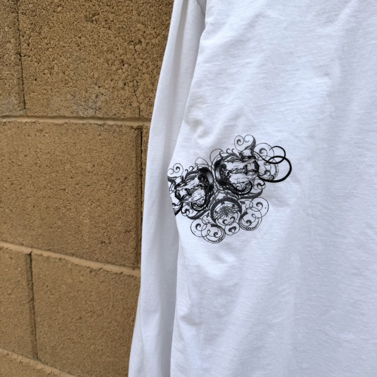 Hurley Vintage Y2K Hurley Long Sleeve T-Shirt White XL Surf Grunge Size US XL / EU 56 / 4 - 5 Thumbnail