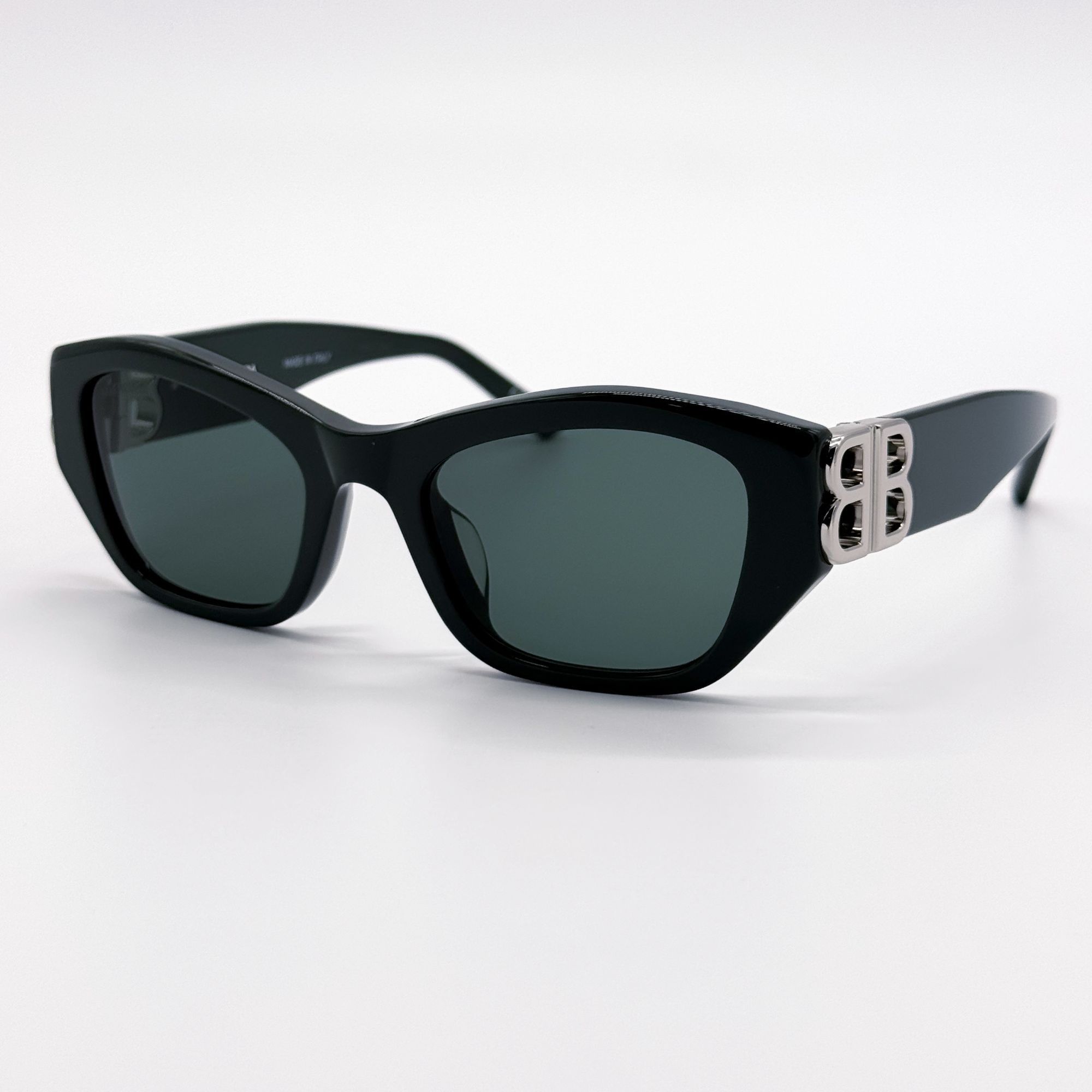 Balenciaga NEW BALENCIAGA BB0311SK 004 SUNGLASSES GREEN GEOMETRIC Size ONE SIZE - 3 Thumbnail