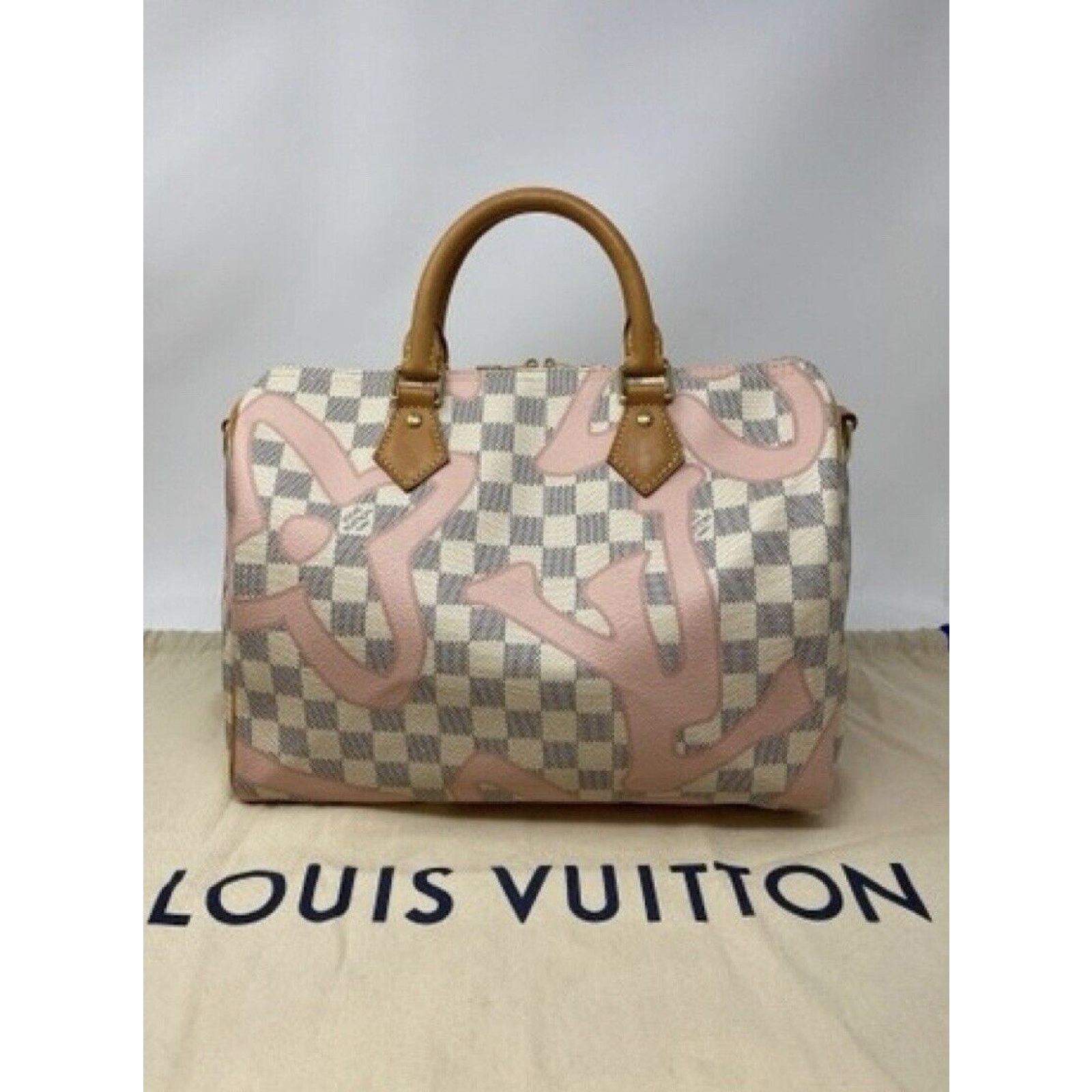 Louis Vuitton Louis Vuitton Speedy Bandoulière Damier Azur Tahitienne Ros Size ONE SIZE - 5 Thumbnail