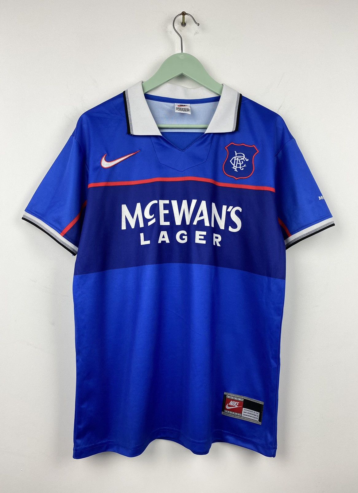 Nike Glasgow Rangers Gascoigne Football Jersey PSG Chelsea Celtic Size US M / EU 48-50 / 2 - 1 Thumbnail