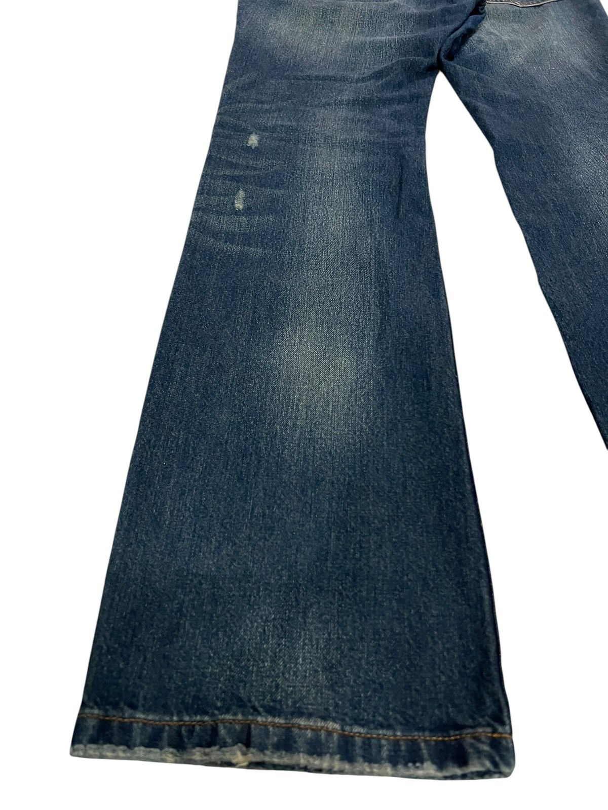 If Six Was Nine × Japanese Brand × Seditionaries 🌈90s style m.f.editorial Flare Mud Wash Jean Japan Size US 31 - 6 Thumbnail