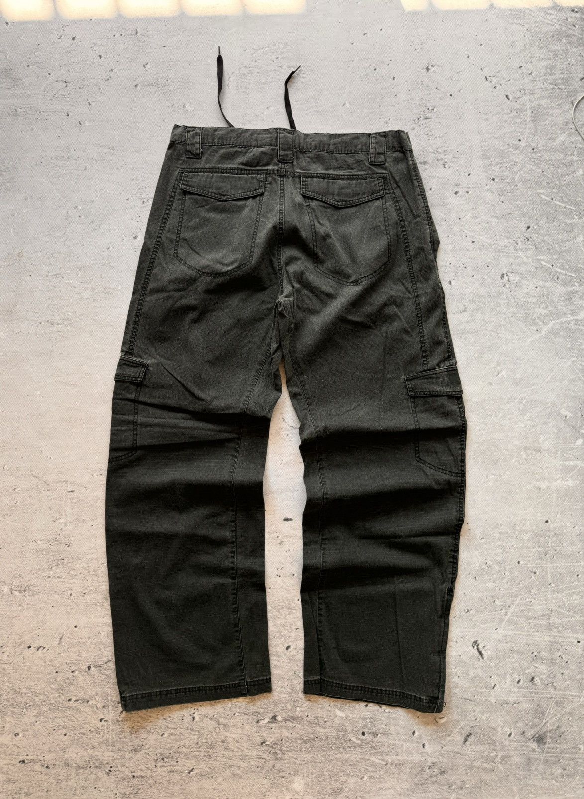 Nike × Vintage NIKE VINTAGE CARGO BASIC LOGO OVERSIZE BAGGY PANTS Size US 34 / EU 50 - 6 Thumbnail