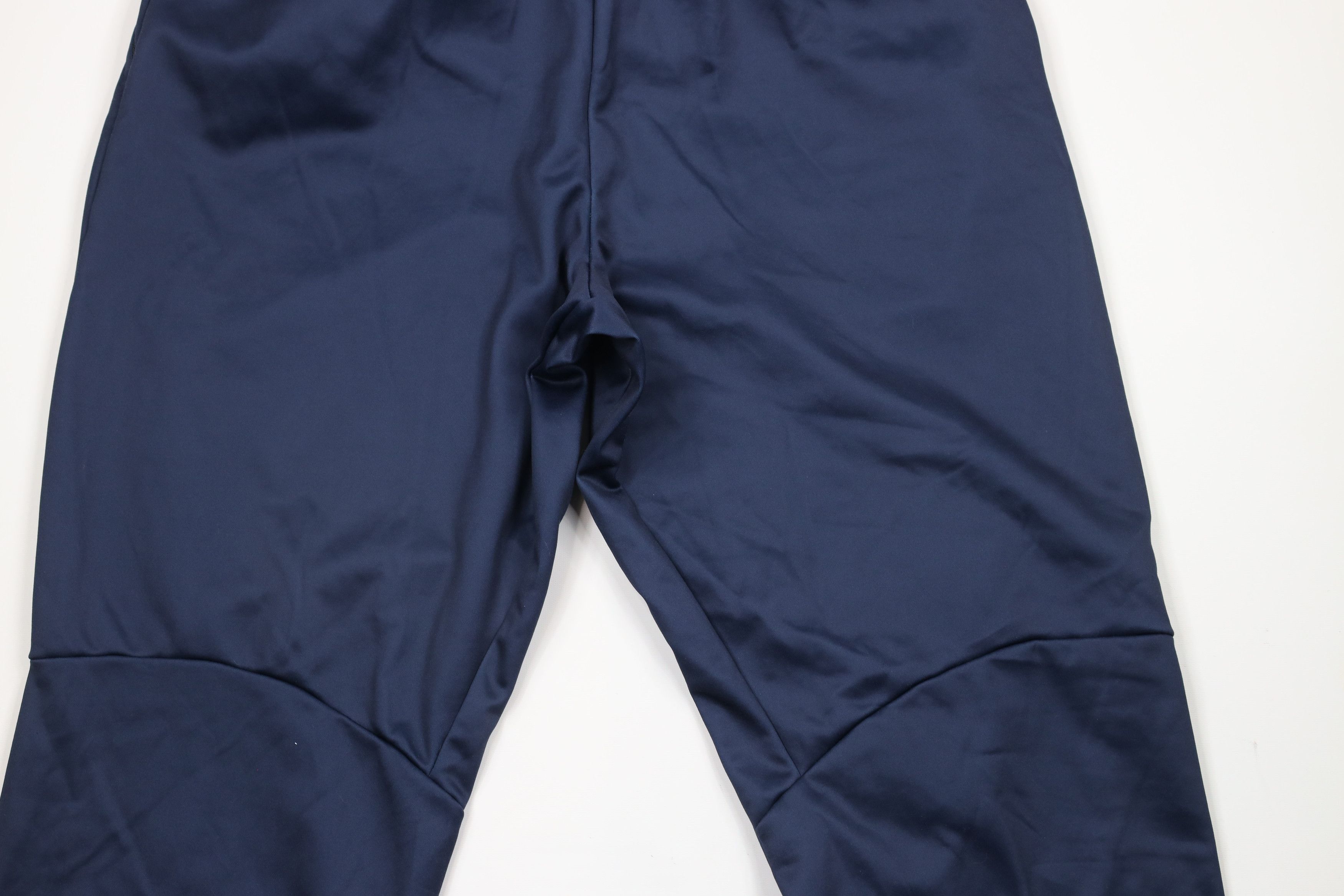 Nike × Vintage Vintage Nike Mini Swoosh Wide Leg Sweatpants Pants Blue Size US 42 / EU 58 - 11 Thumbnail