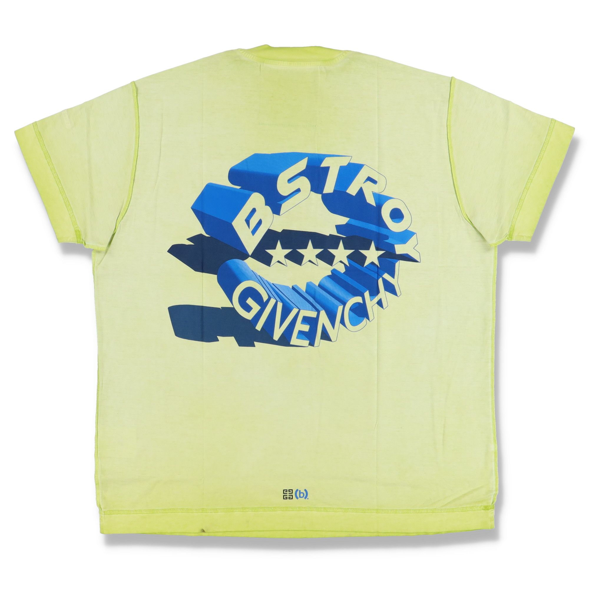 (B).Stroy × Givenchy Green Inside Out Global Peace Logo Oversized T-Shirt Size US M / EU 48-50 / 2 - 8 Thumbnail