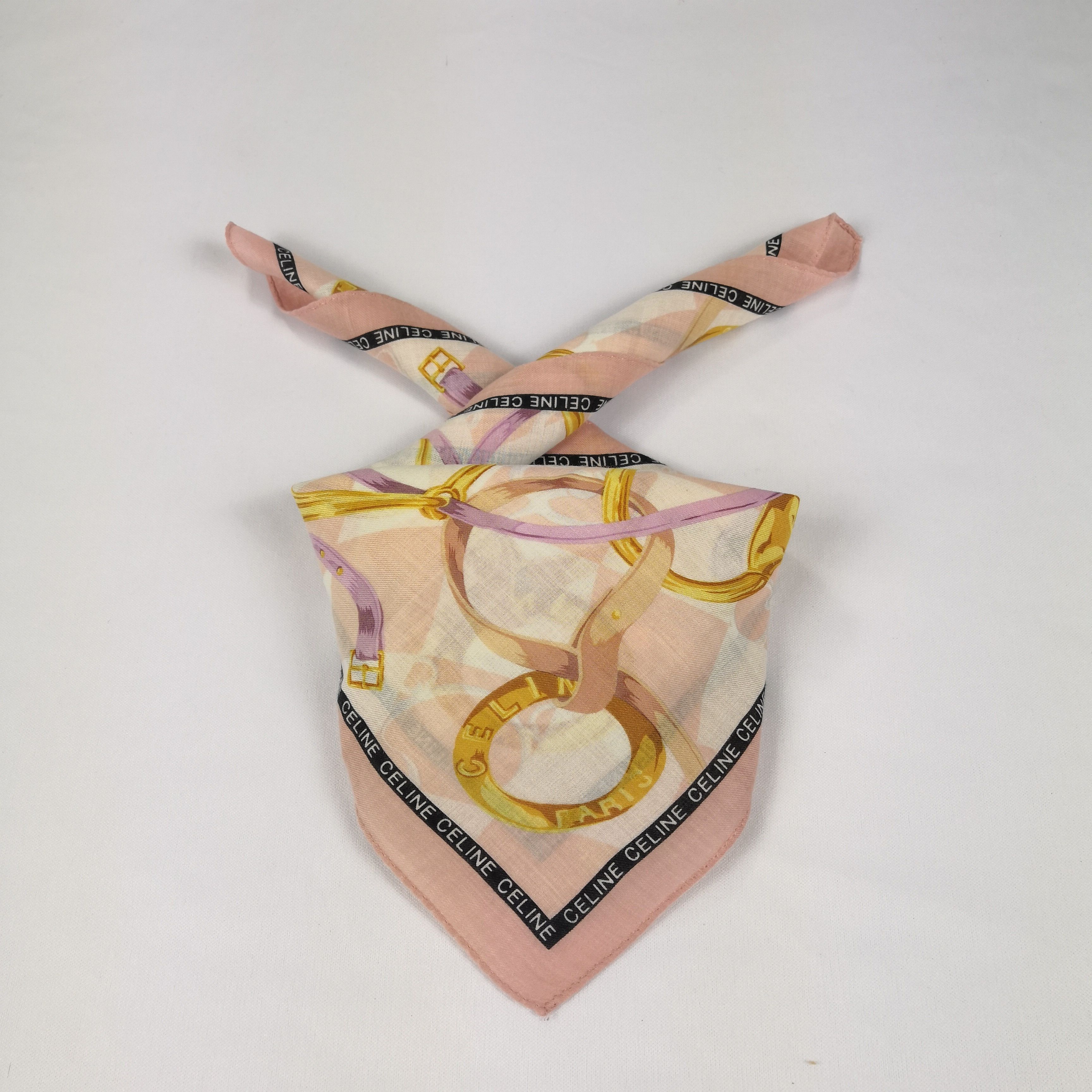 Celine Vintage Celine Paris Handkerchief 56789 Size ONE SIZE - 1 Thumbnail