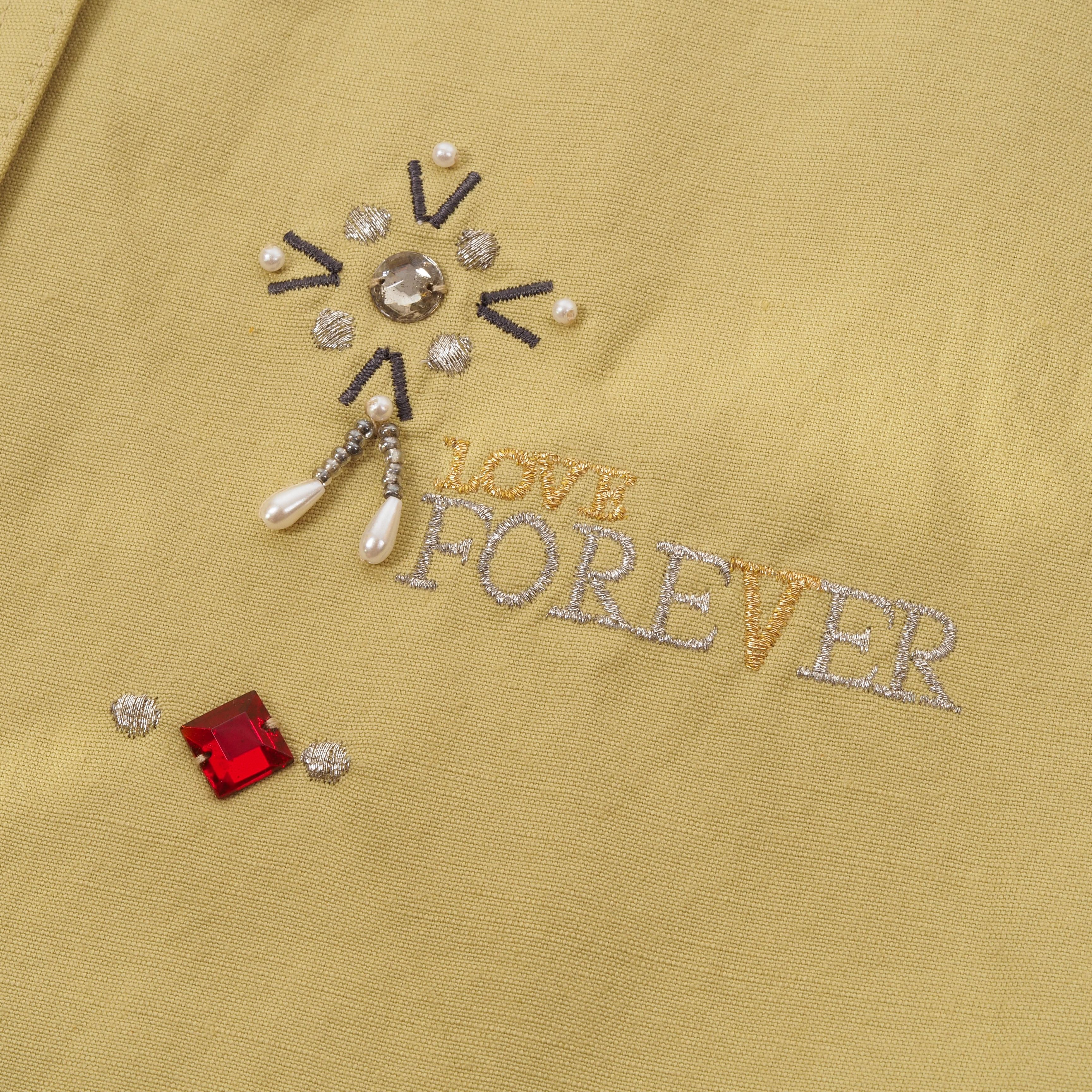 Escada × Vintage Escada by Laurel Vintage Love Forever Jacket Retro 90s Size ONE SIZE - 12 Thumbnail