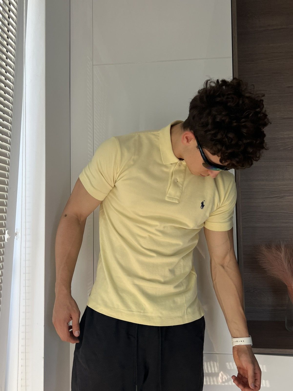 Designer × Polo Ralph Lauren ‼️Vintage Polo Ralph Lauren RRL Yellow Archival Casual Polo‼️ Size US S / EU 44-46 / 1 - 3 Thumbnail