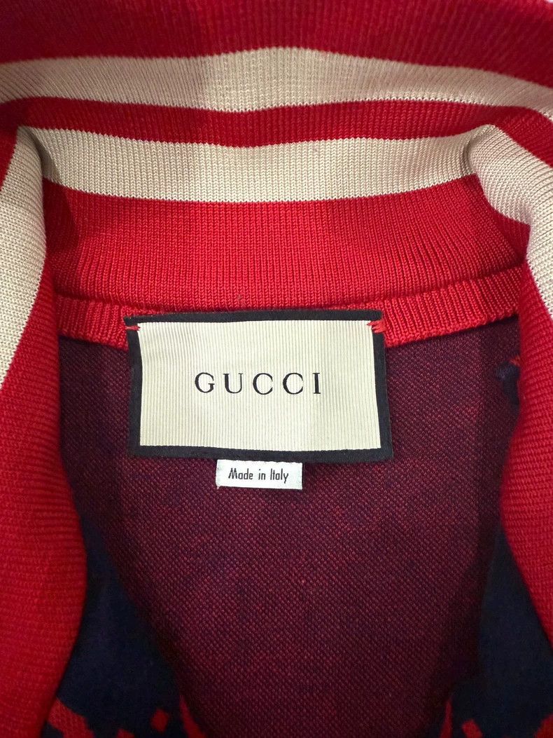 Gucci Gucci Classic GG cotton jacquard stand-up collar zipper lon Size US L / EU 52-54 / 3 - 2 Thumbnail