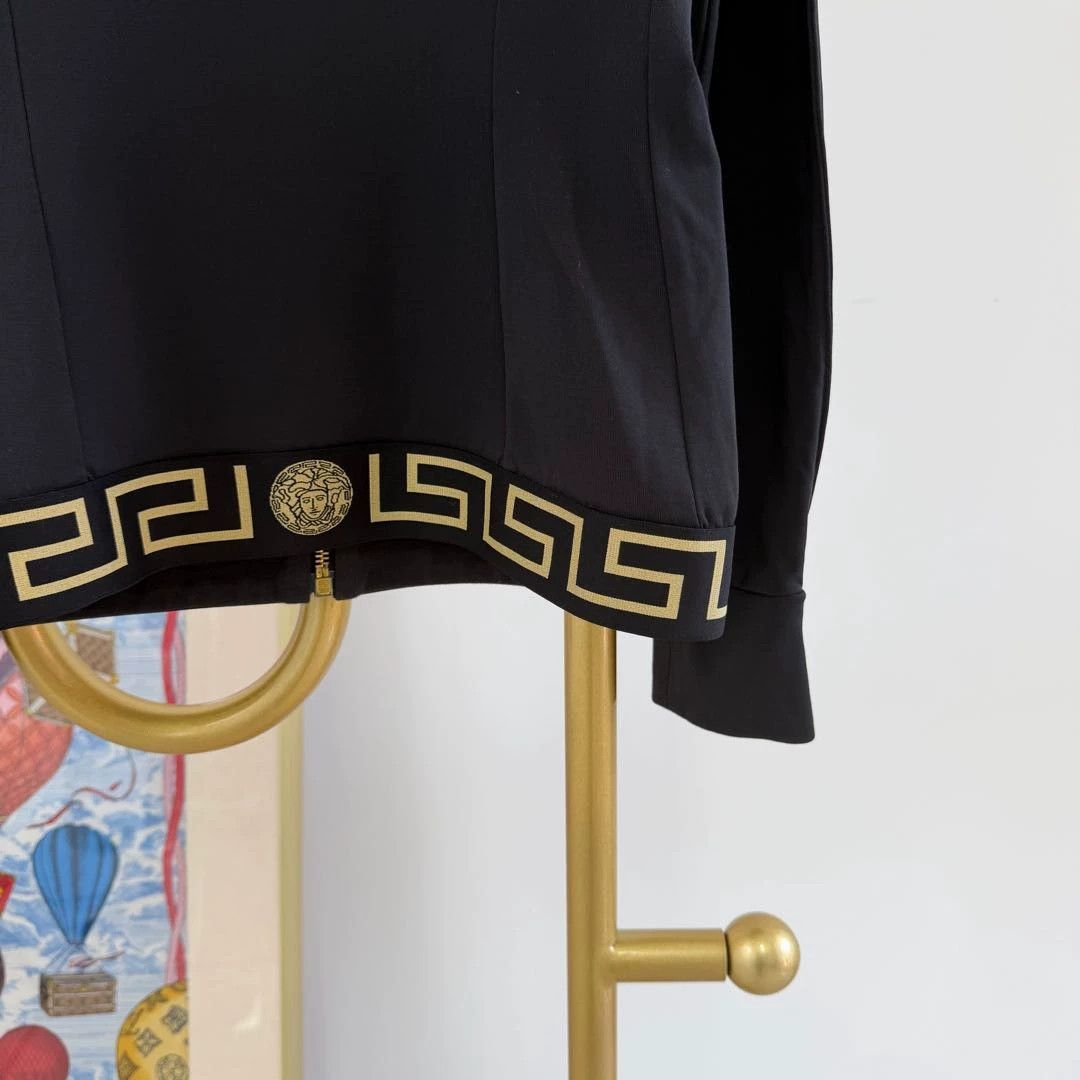 Versace Versace Black Hooded Jacket Size 2 Size XS / US 0-2 / IT 36-38 - 5 Thumbnail