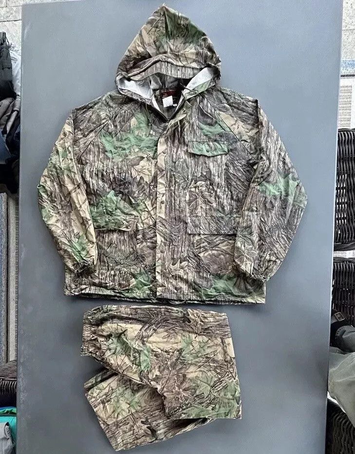 Vintage Stearns Dry Wear Men's Realtree Camo Hunting Rain Size US XL / EU 56 / 4 - 1 Thumbnail