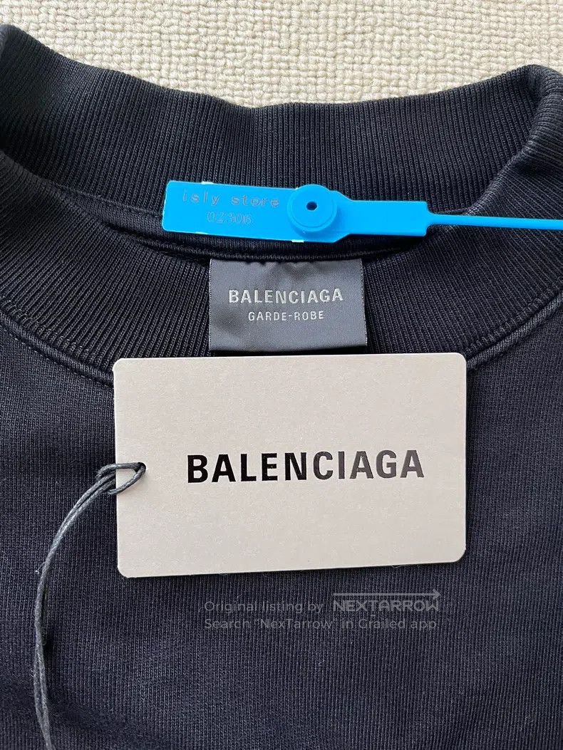 Balenciaga Balenciaga Logo Embroidered Sweatshirt Size US M / EU 48-50 / 2 - 3 Thumbnail