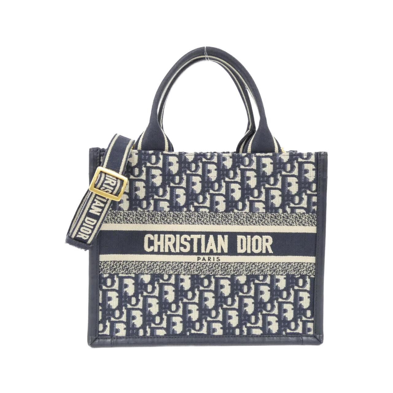 Dior Dior Christian Dior Dior Book Tote Canvas Tote Bag Leather Tote Bag M1325CZBB DUTY FREE for USA Size ONE SIZE - 1 Thumbnail