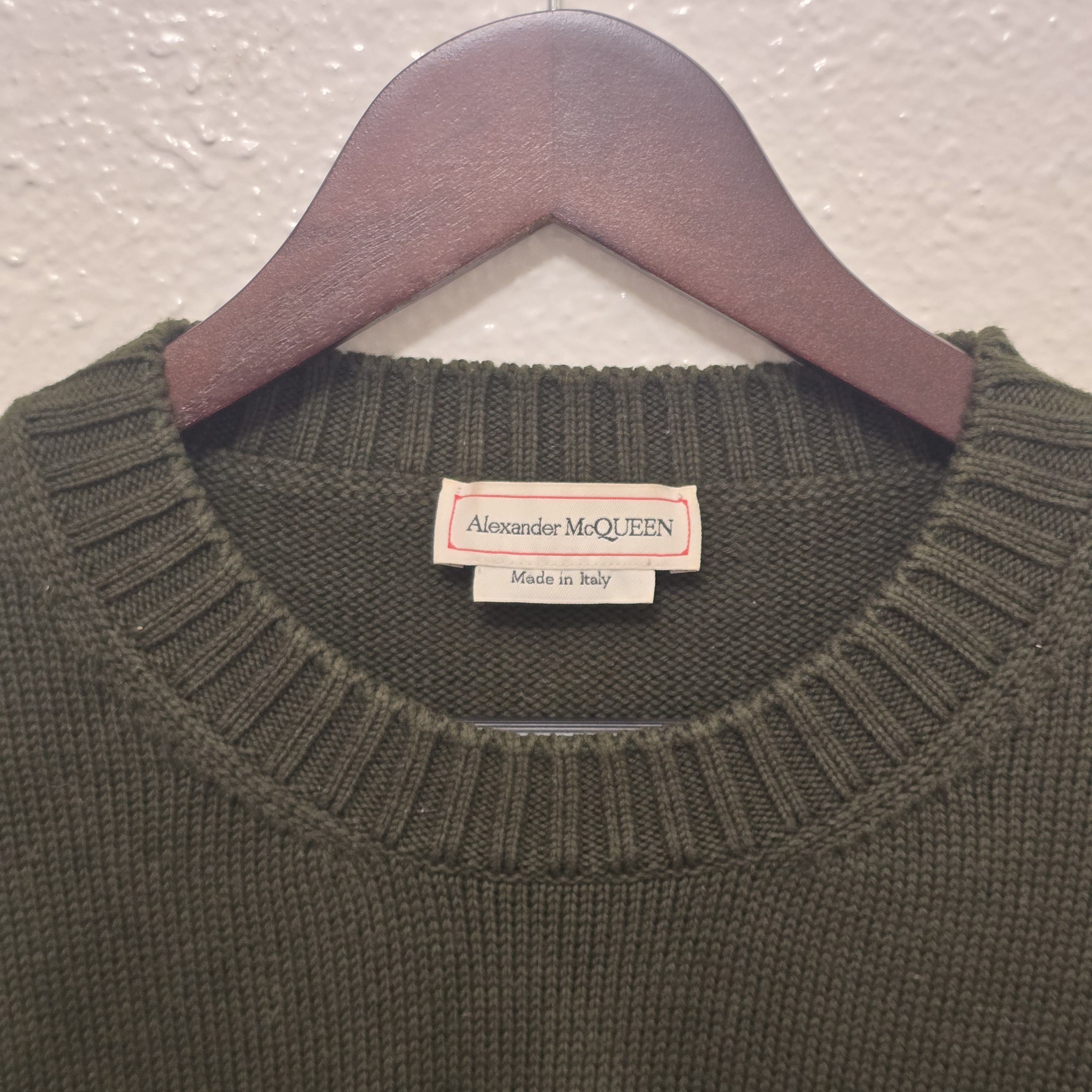 Alexander McQueen Graffiti Crew Neck sweater Size US M / EU 48-50 / 2 - 3 Thumbnail