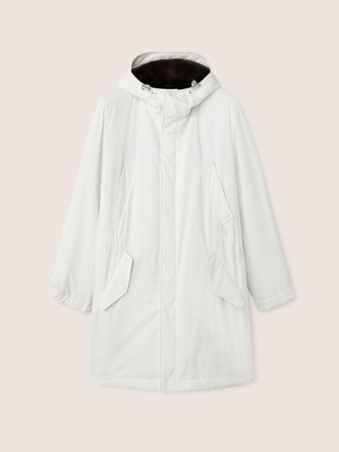 Loro Piana o1w1db10225 FAN4840 Zermatt Parka in White Size US XL / EU 56 / 4 - 1 Preview