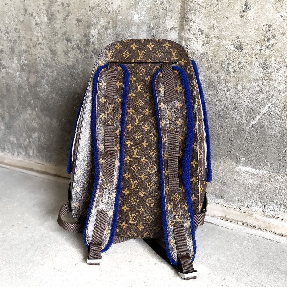 Louis Vuitton Limited Edition 2014 Marc Newson Shearling Monogram Backpack Size ONE SIZE - 4 Thumbnail