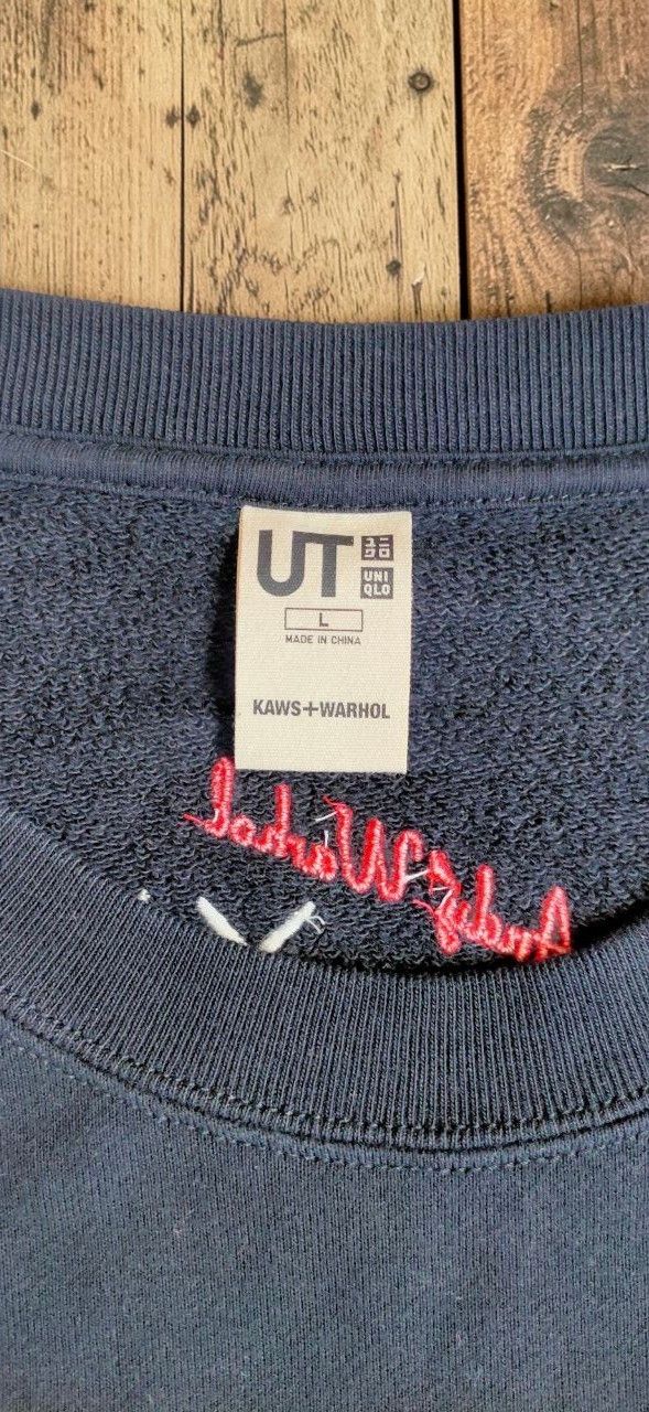 Andy Warhol × Kaws × Uniqlo UNIQLO KAWS ANDY WARHOL SWEATSHIRT Size US L / EU 52-54 / 3 - 4 Thumbnail